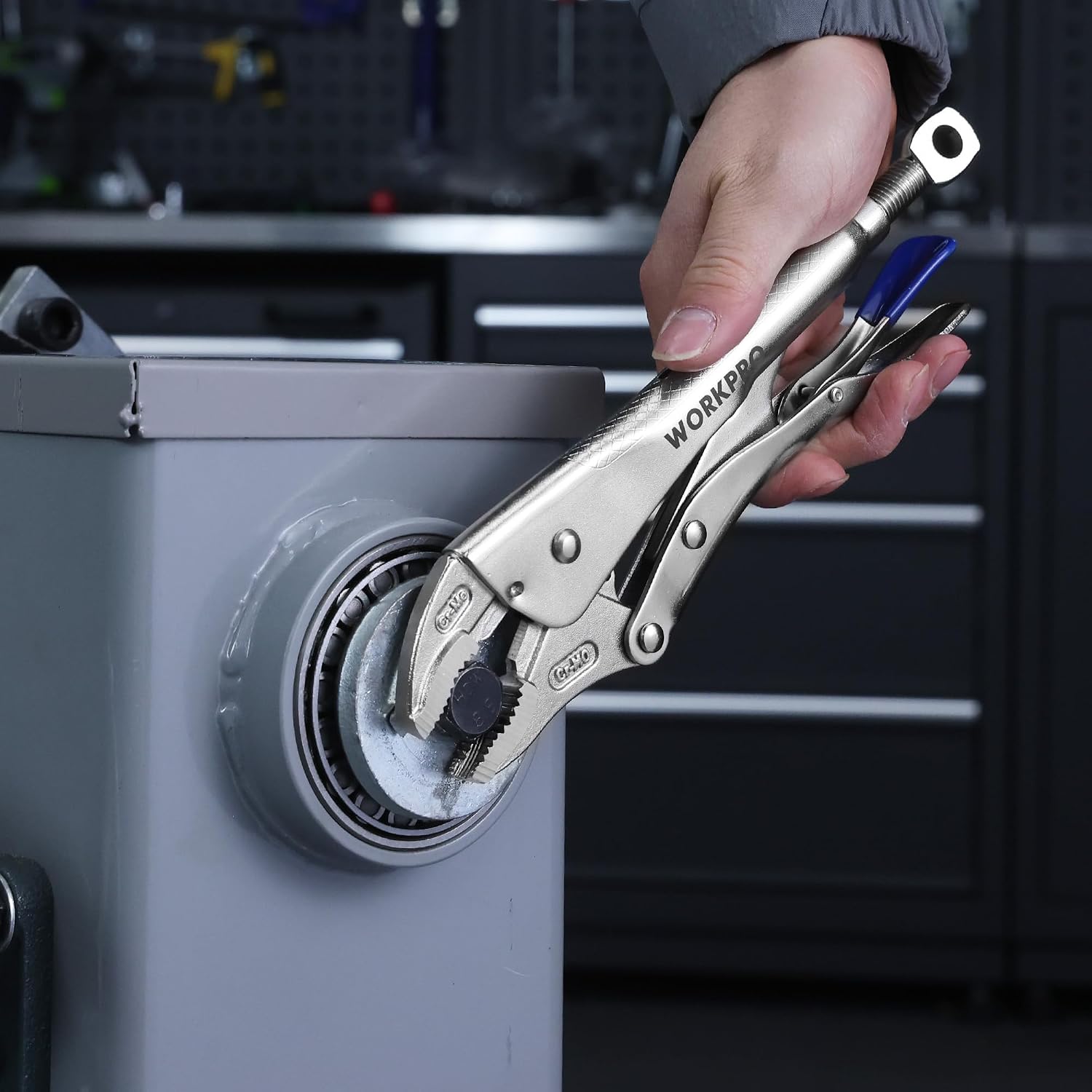 Thumbnail 6 de WORKPRO Locking Pliers, 10-Inch