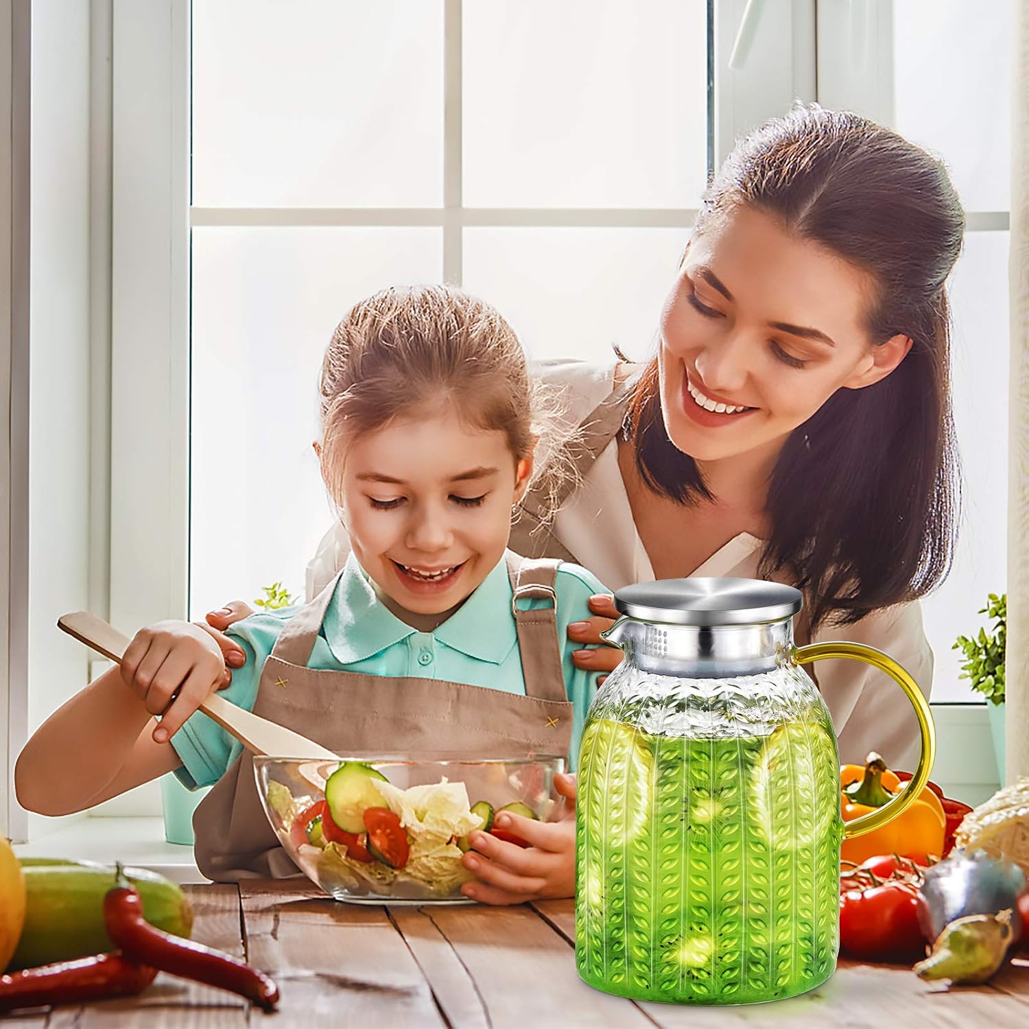 Thumbnail 6 de Aofmee Glass Pitcher 1.8 L