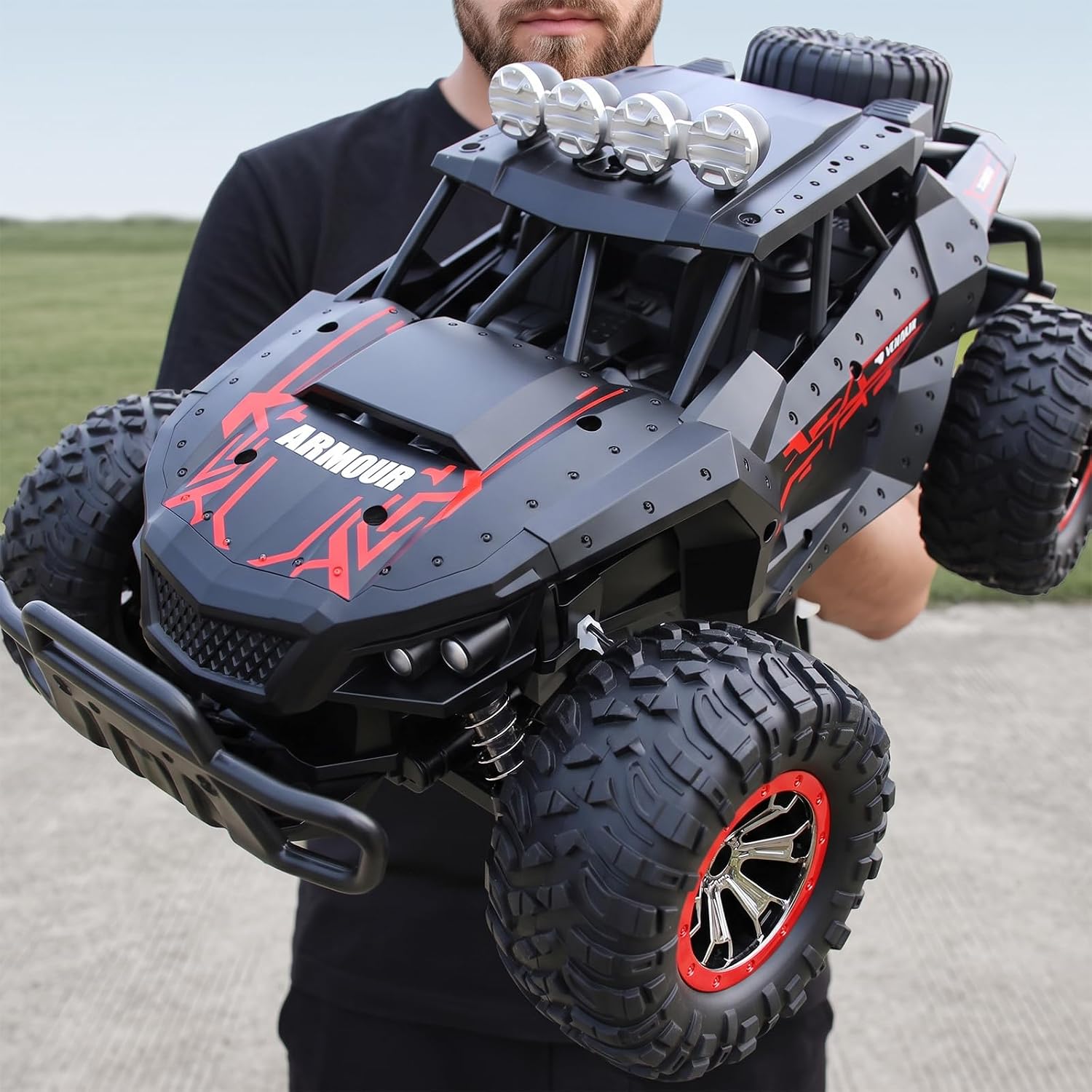 Detalle 2 de rc tech 1803 RC-buggy 1:16 met twee accu’s en 2,4GHz-bediening