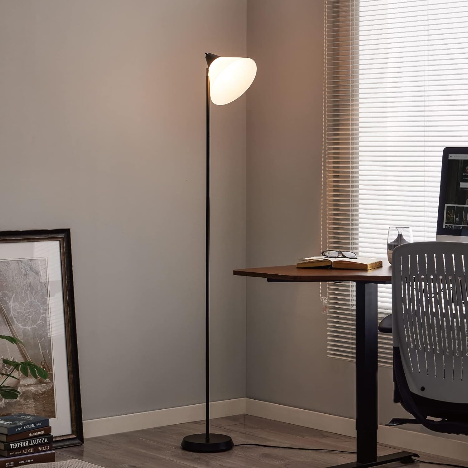 Thumbnail 6 de lianheng Torch floor lamp with rotatable head and E27 bulb holder (no bulb included)