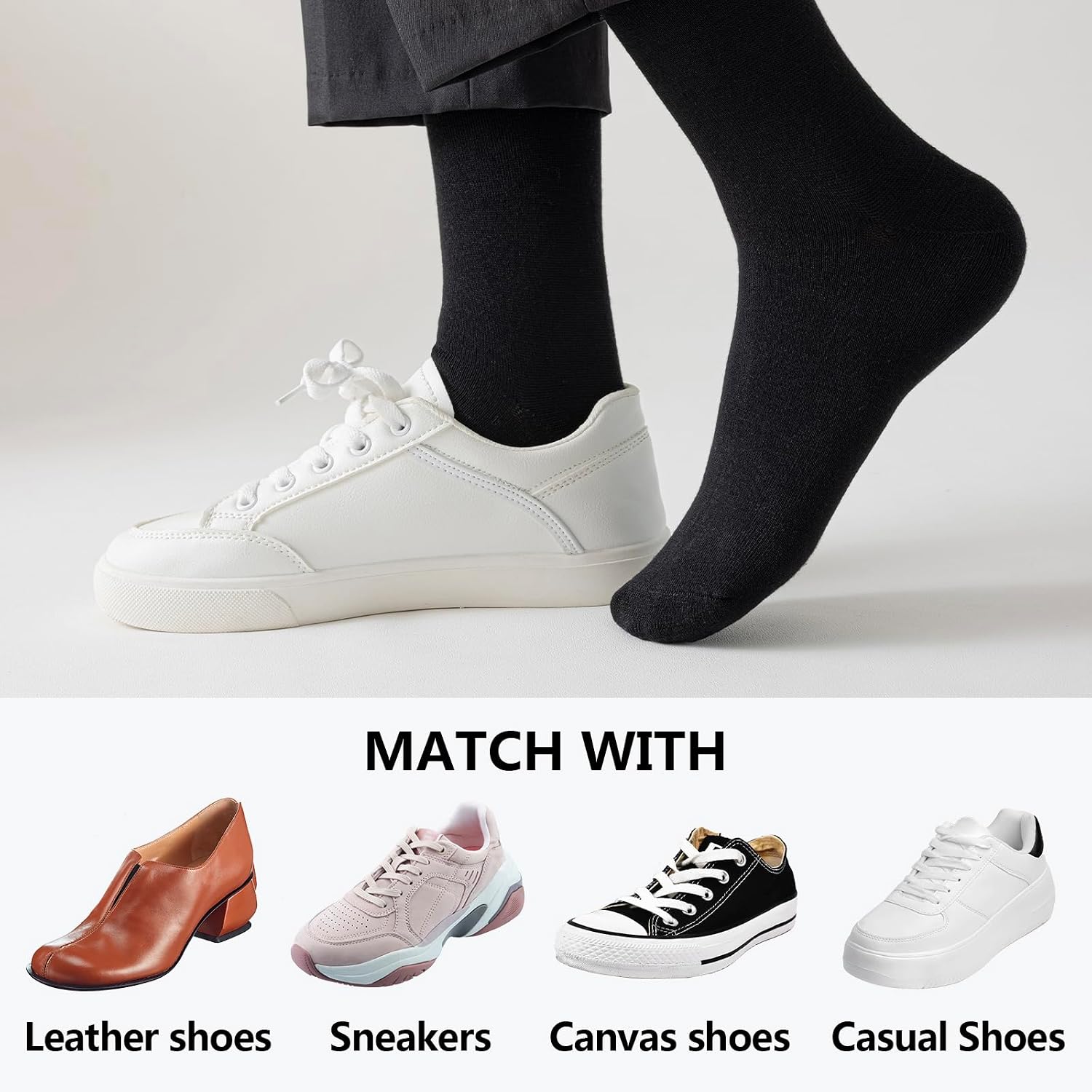Thumbnail 5 de Niofind bamboo socks for women, 6 pairs