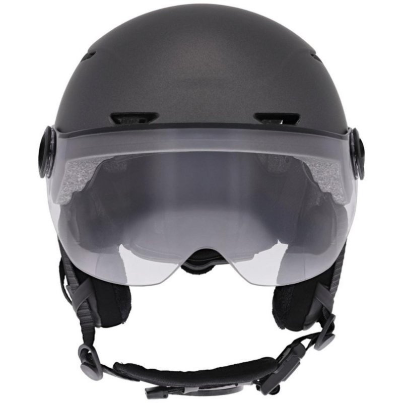 Thumbnail 3 de Casco inteligente de bicicleta TNB talla M gris oscuro con luz de freno automática, intermitentes y mando