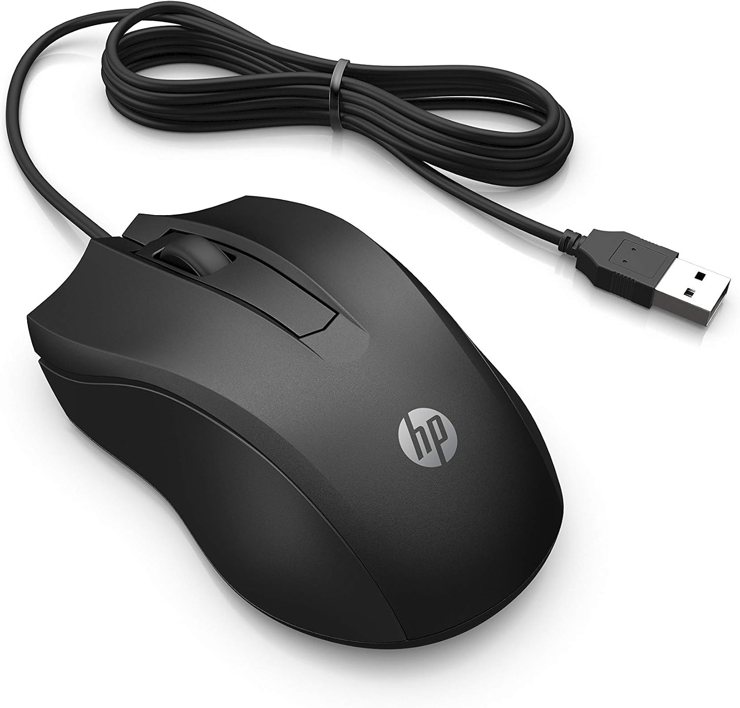 Detalle de HP 100G(6VY96AA)有線マウス、1600dpi光学式センサー・左右対称設計