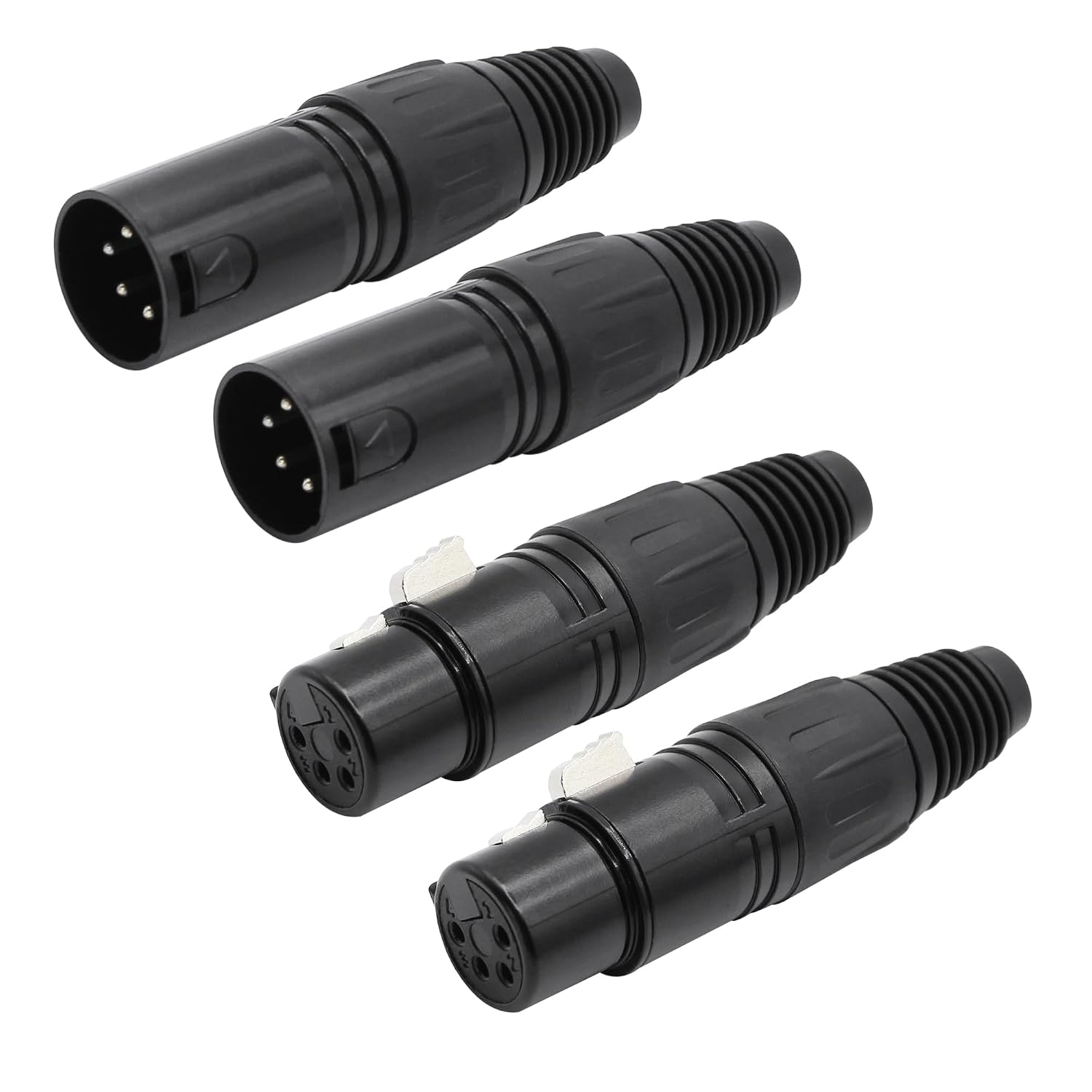 Detalle de Xilaghy 4-pin XLR cable connectors