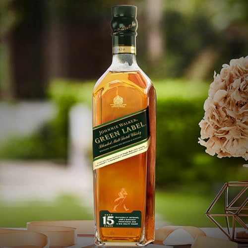 Detalle de Johnnie Walker Green Label 700 ml: whisky escocés blended con personalidad
