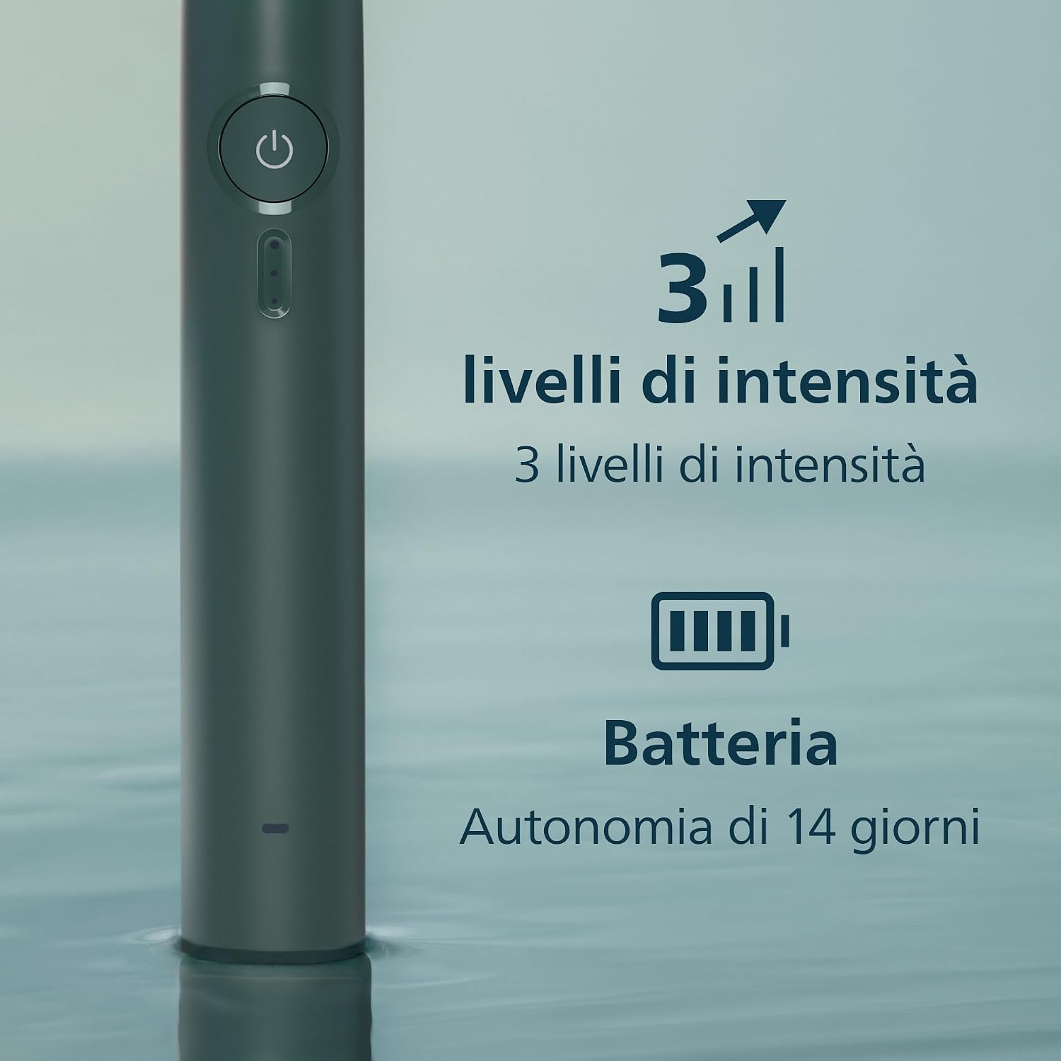 Thumbnail 4 de Philips Sonicare Serie 3000 HX4033/26 spazzolino elettrico sonico con sensore di pressione e autonomia fino a 14 giorni