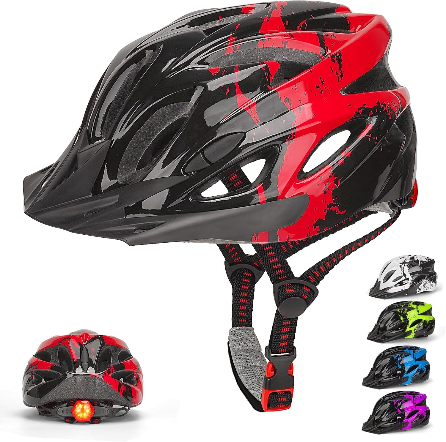 Detalle de RaMokey Kids Bike Helmet with light 210 g