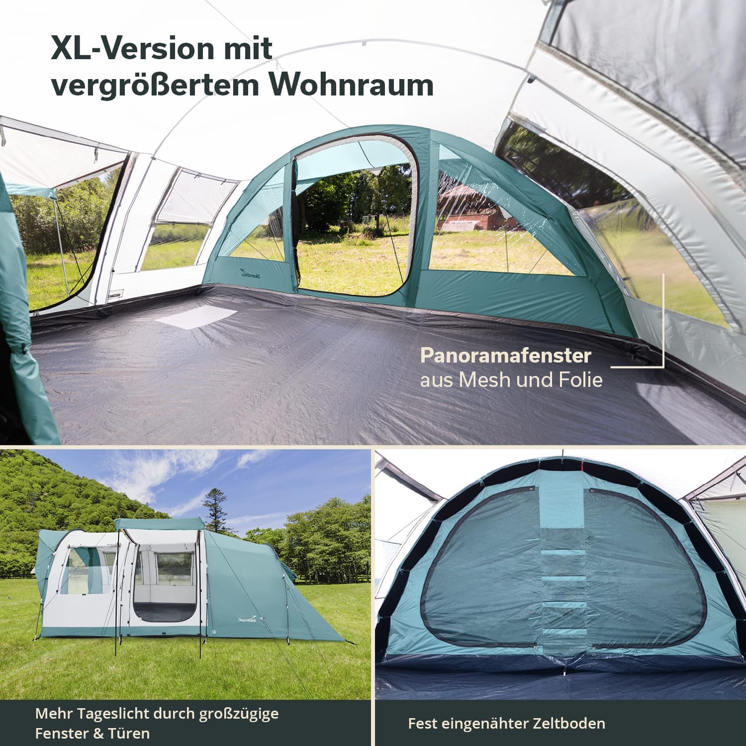 Thumbnail 2 de Skandika Egersund Tunnelzelt 5 XL – Familienzelt mit Sleeper-Technologie