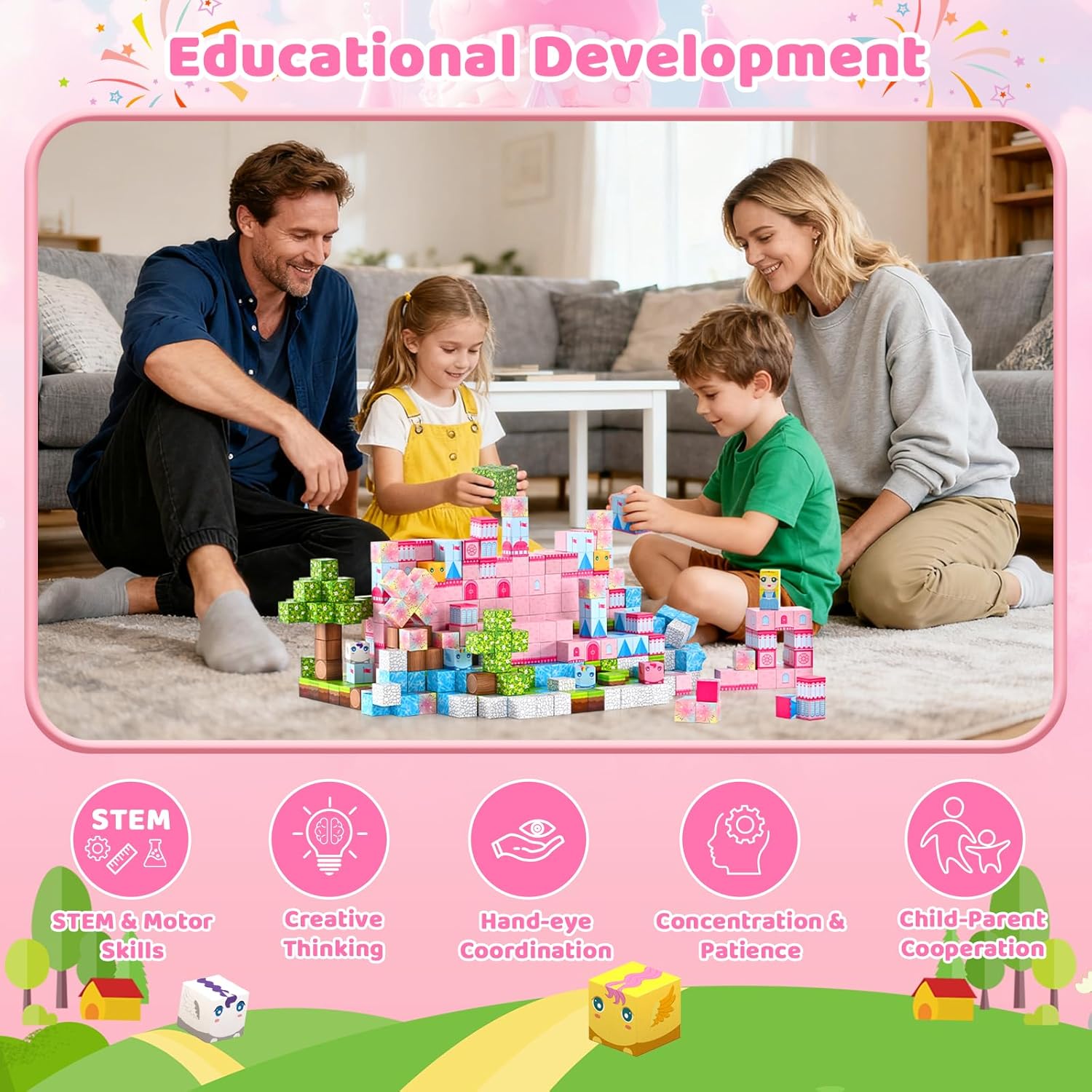 Thumbnail 4 de HOPFROG 200pcs magnetic blocks set for kids 🧩