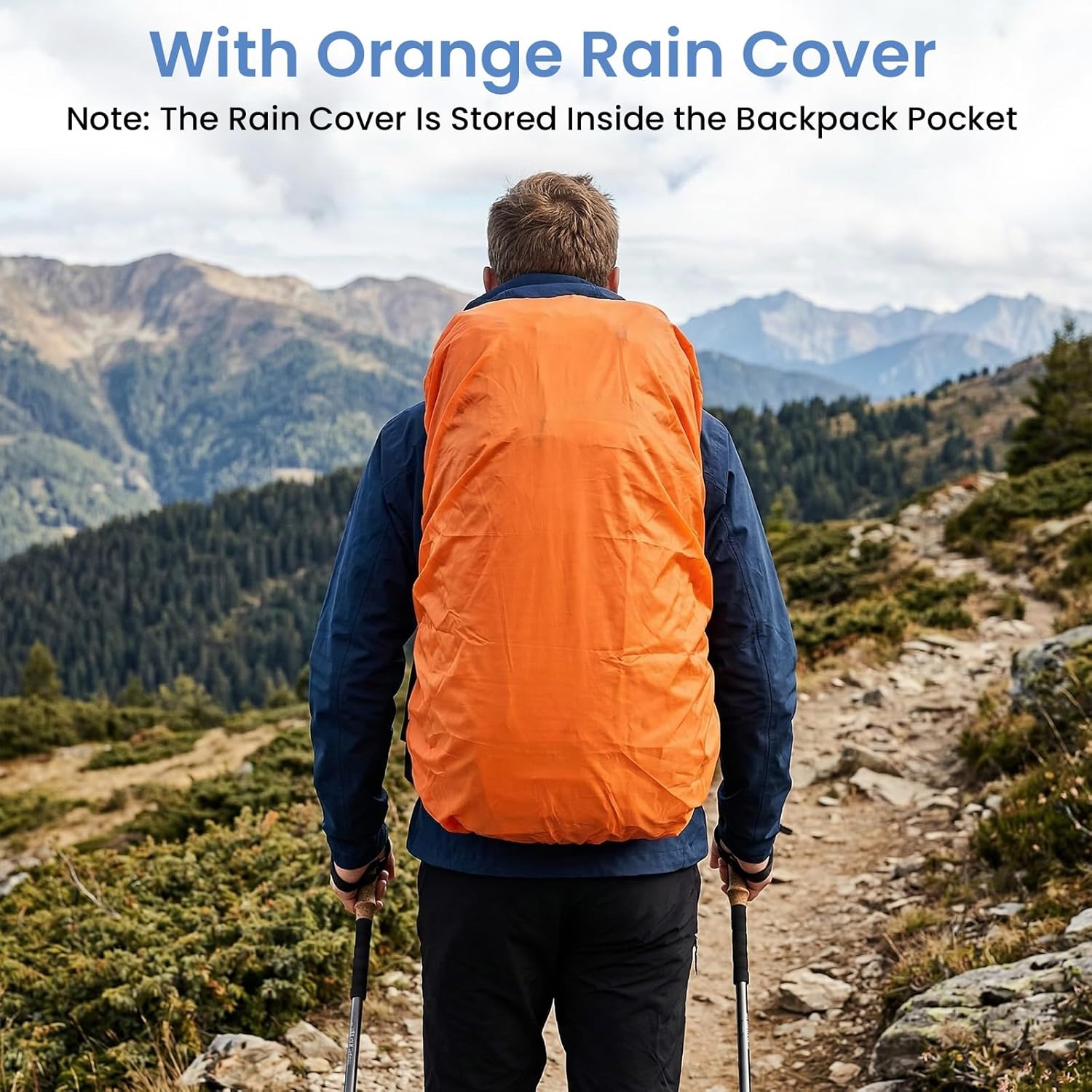 Thumbnail 6 de JOVELL 70L Zaino da Escursionismo con Copripioggia – 70 litri di capacità, comfort e versatilità per trekking e campeggio
