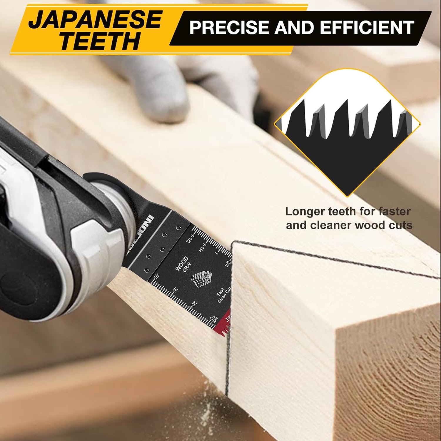 Detalle 1 de 134 Piece oscillating saw blades set