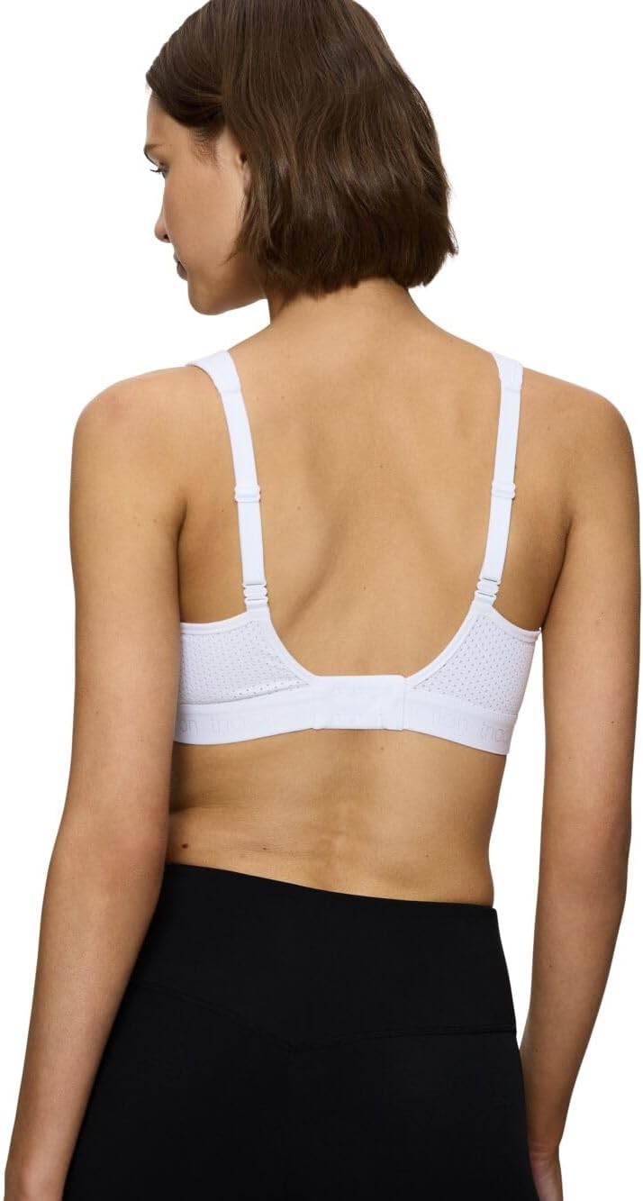 Detalle de Triumph Triaction Energy Lite – Soutien-gorge de sport sans armatures (blanc, 85C)