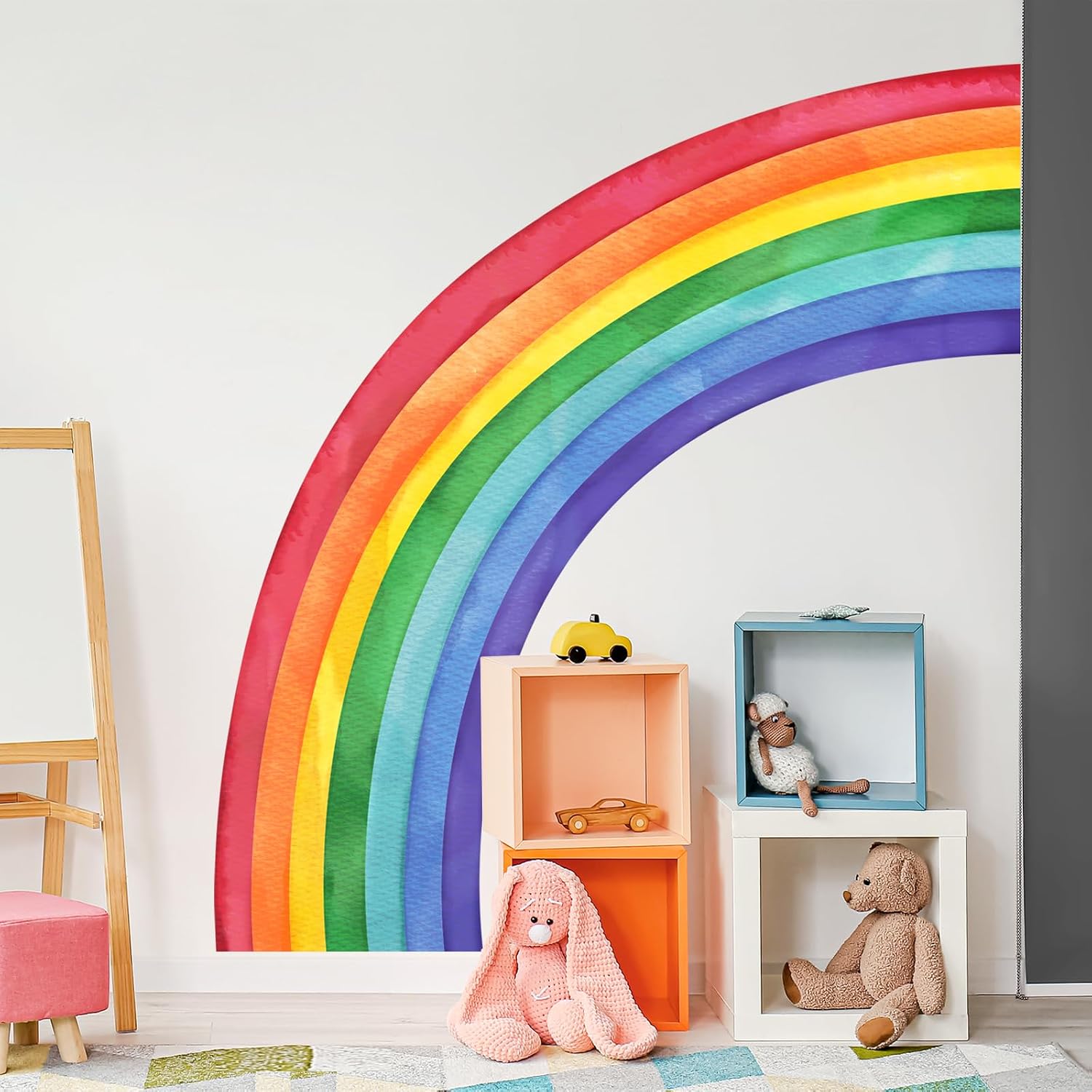 Detalle 2 de Rainbow wall stickers 158 x 143 cm