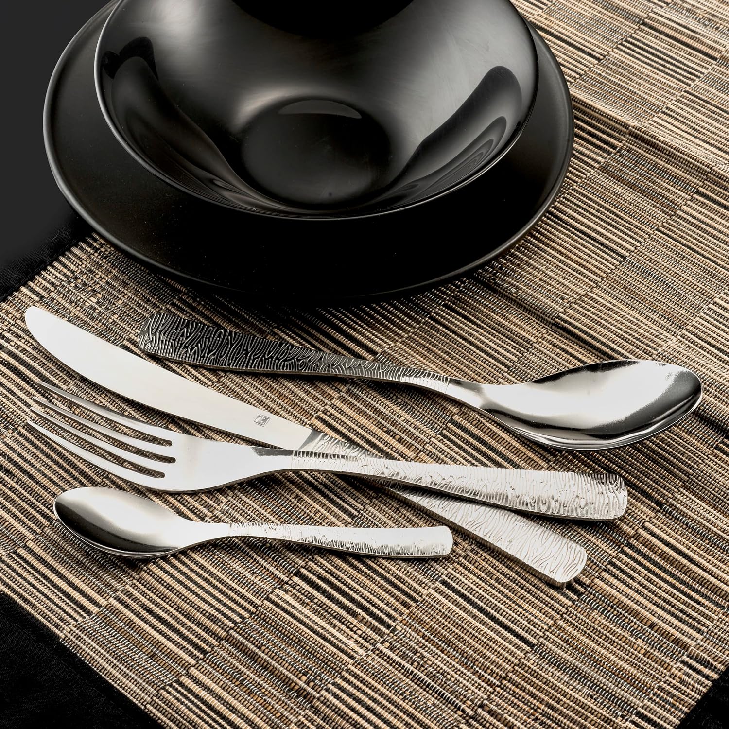 Thumbnail 4 de Amefa Set 24 Cubiertos INOX Ethnic, Elegancia y Resistencia 🍴