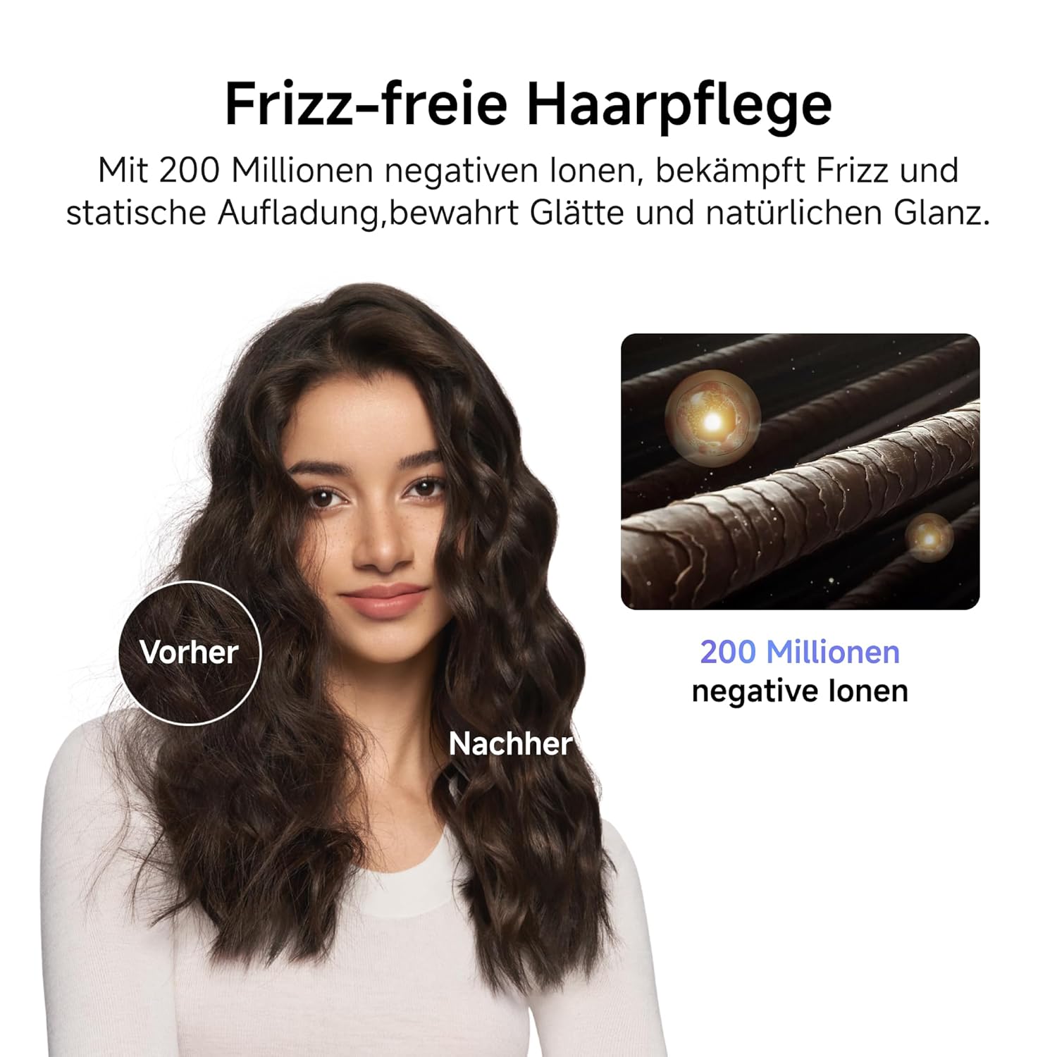 Detalle de Laifen Neo Haartrockner – Hochgeschwindigkeits-Föhn, 22 m/s, 110.000 U/min, 390 g, Shadow-Schwarz