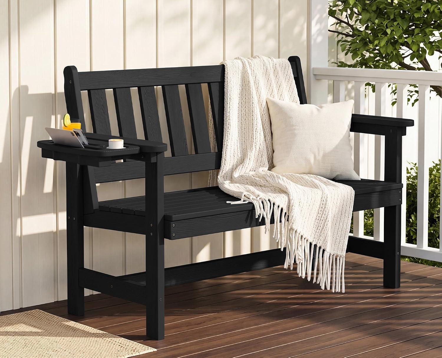 Detalle 2 de SERWALL Outdoor Bench HDPE
