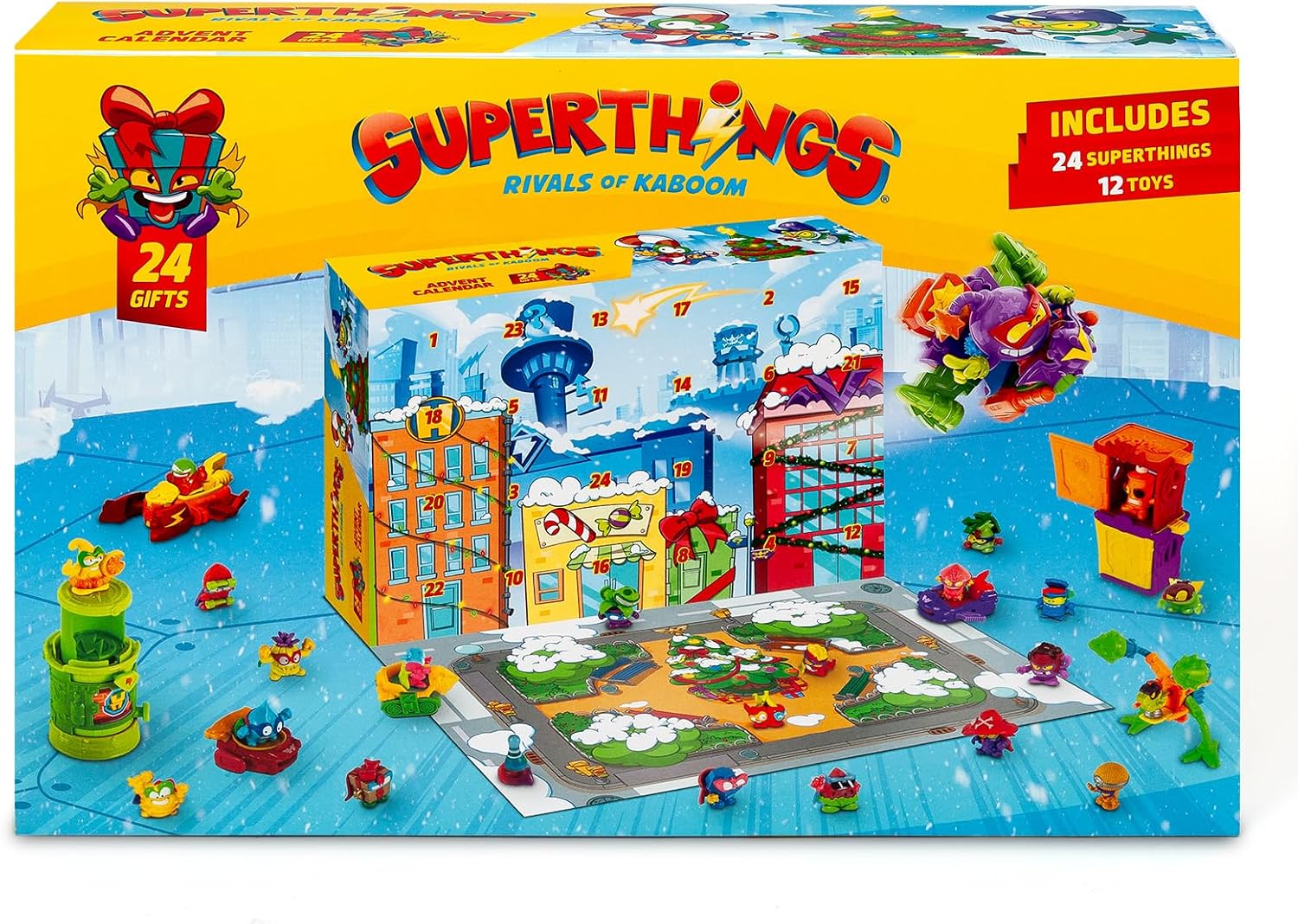 Detalle de SUPERTHINGS RIVALS OF KABOOM 8431618046272 adventskalender met speelfiguren