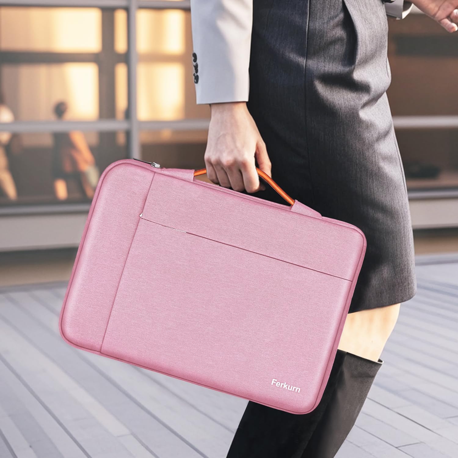 Thumbnail 2 de Ferkurn 14 Inch Laptop Case Sleeve Pink
