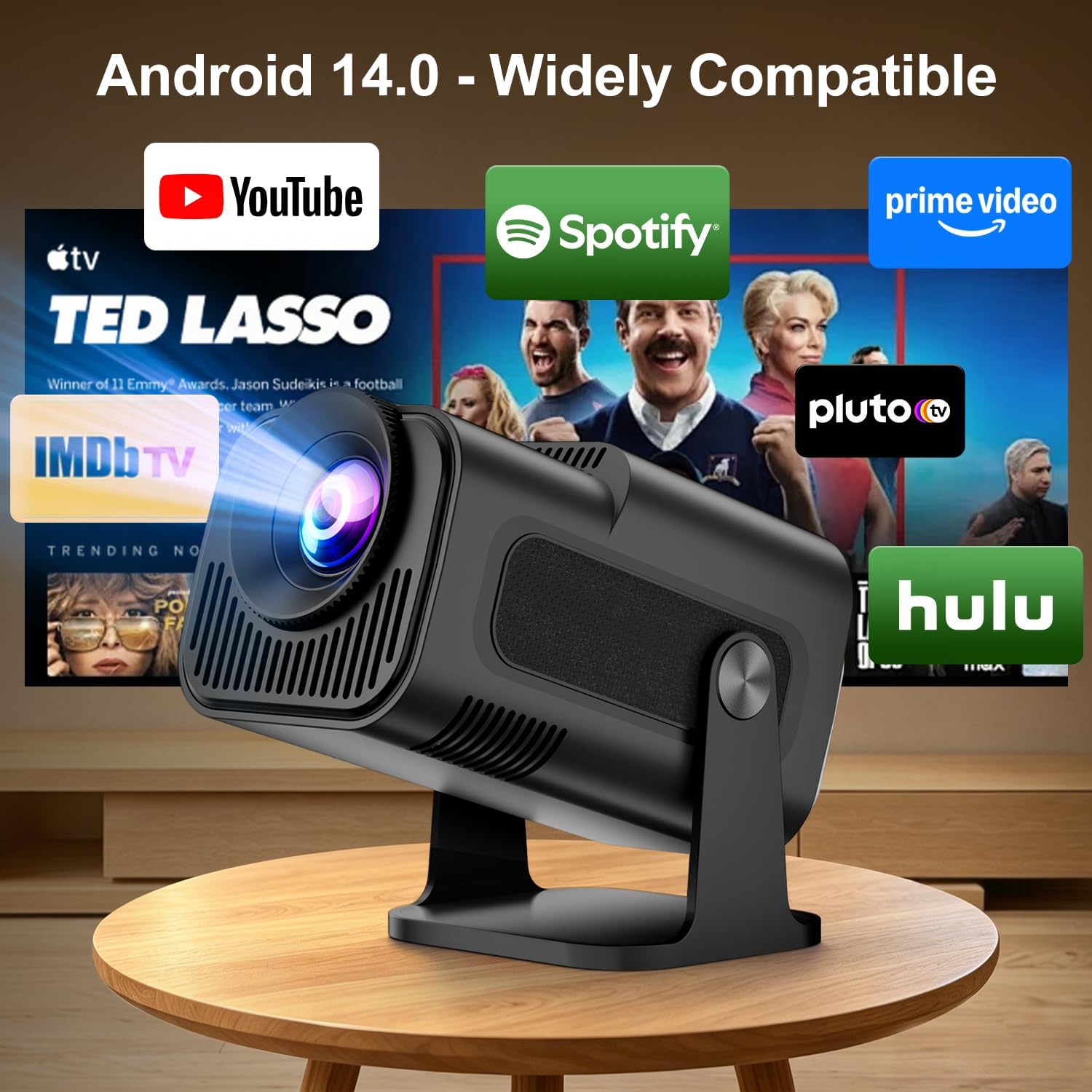 Thumbnail 6 de Salange 2026 New Mini Projector: A compact Android 14 smart projector for casual home cinema