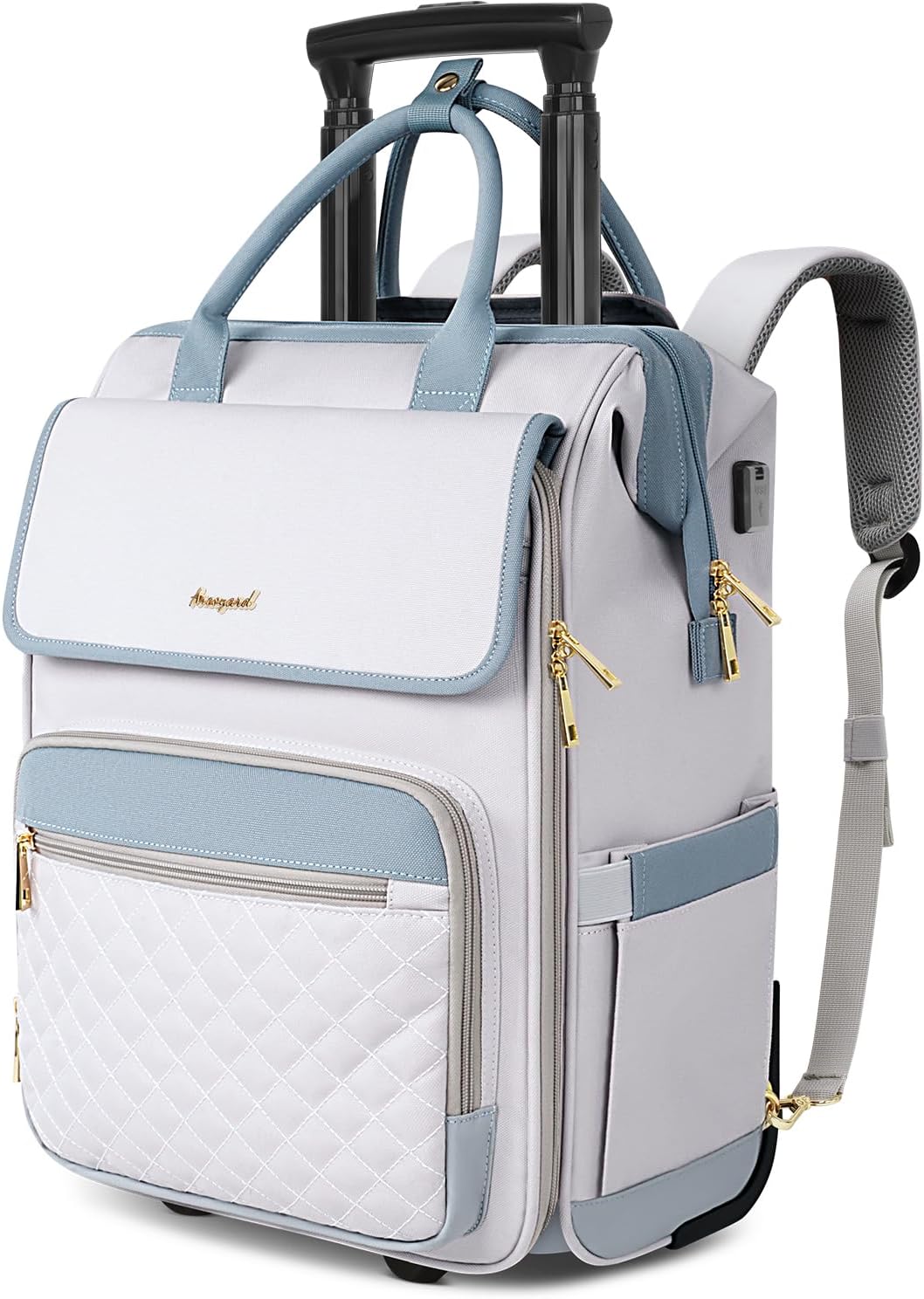 Detalle de Rolling Backpack for Women 2-in-1 Carry-On