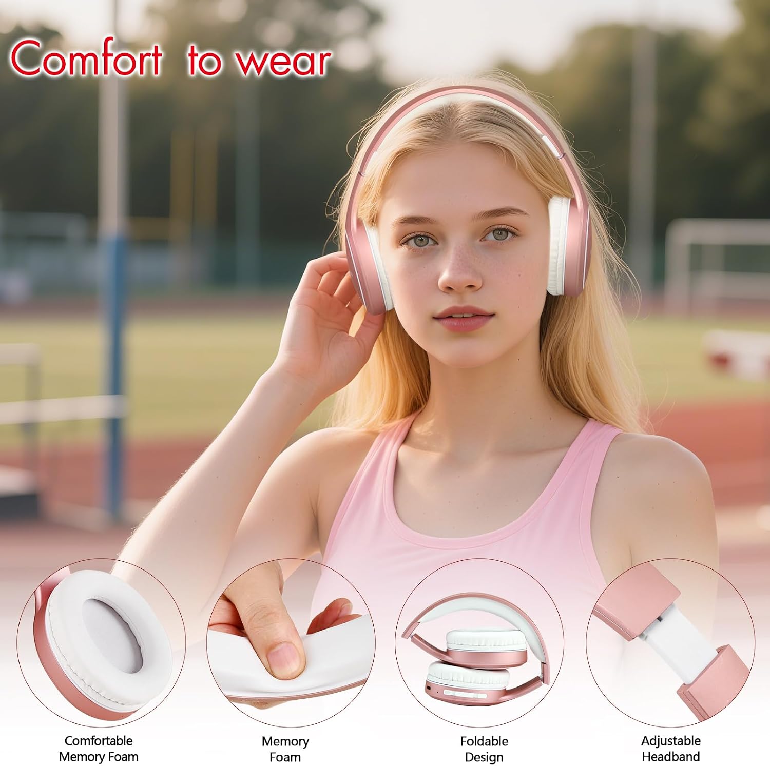 Thumbnail 3 de 70H Playtime Over Ear Headphones
