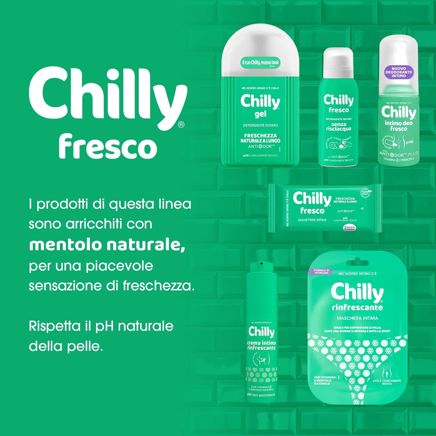 Thumbnail 1 de Chilly Salviette Fresco 6 pezzi