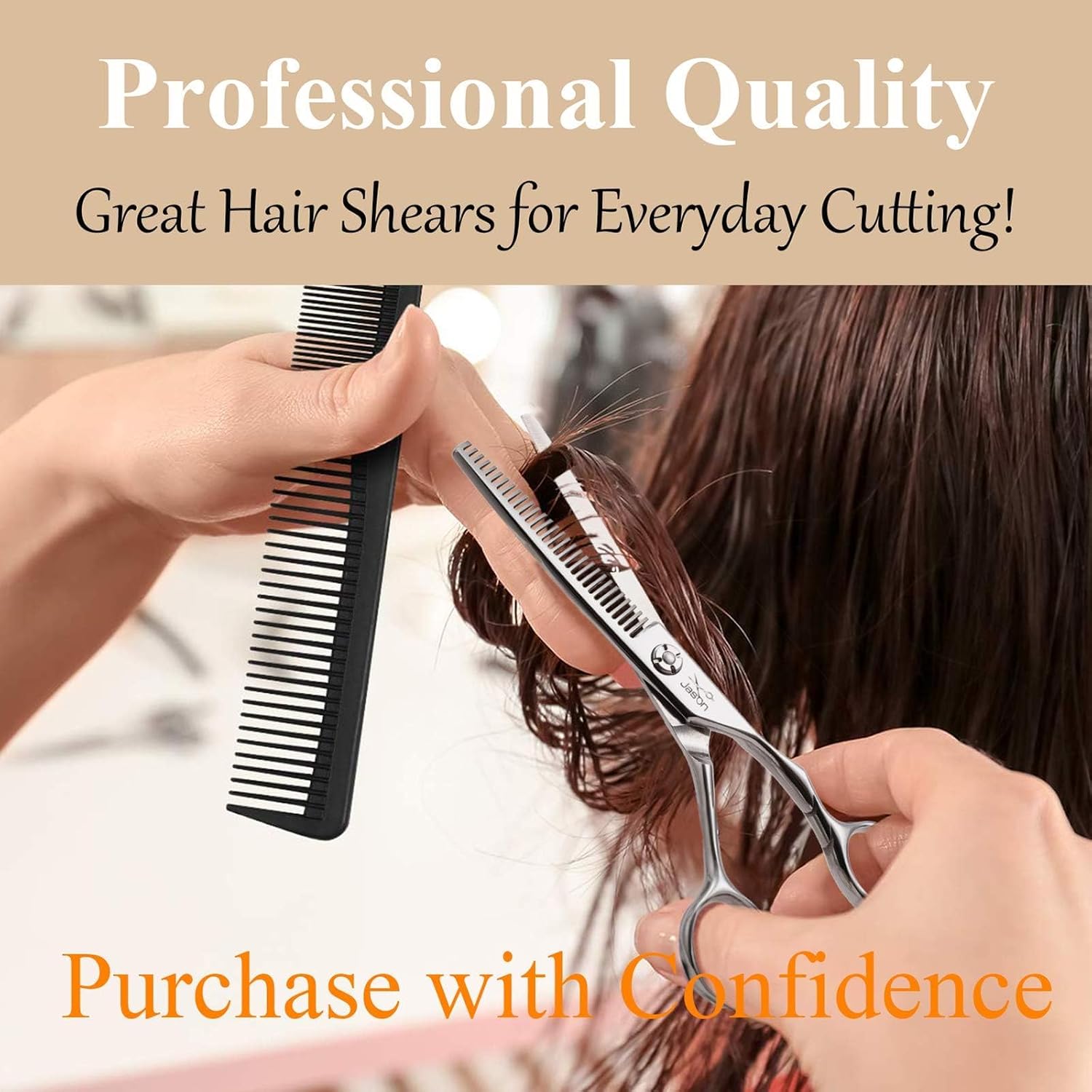 Thumbnail 5 de JASON Friseurscheren Set Profi 6,5 Haarschere