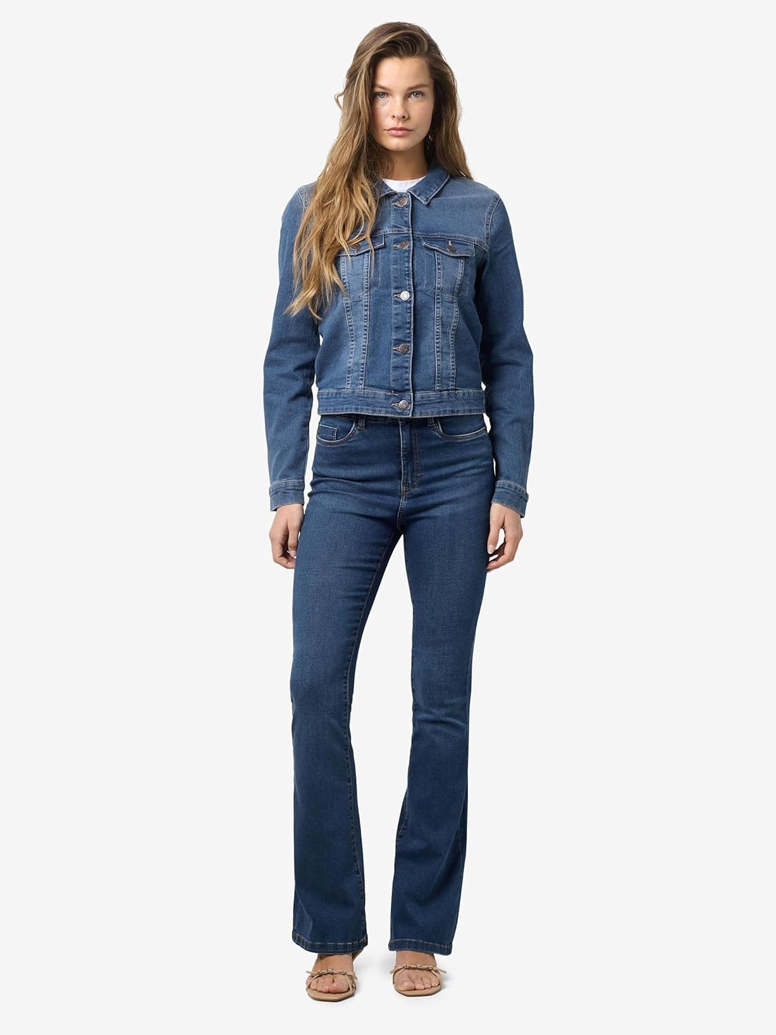 Thumbnail 4 de Noisy May Debra Denim Jacket Donna – Giubbotto jeans blu
