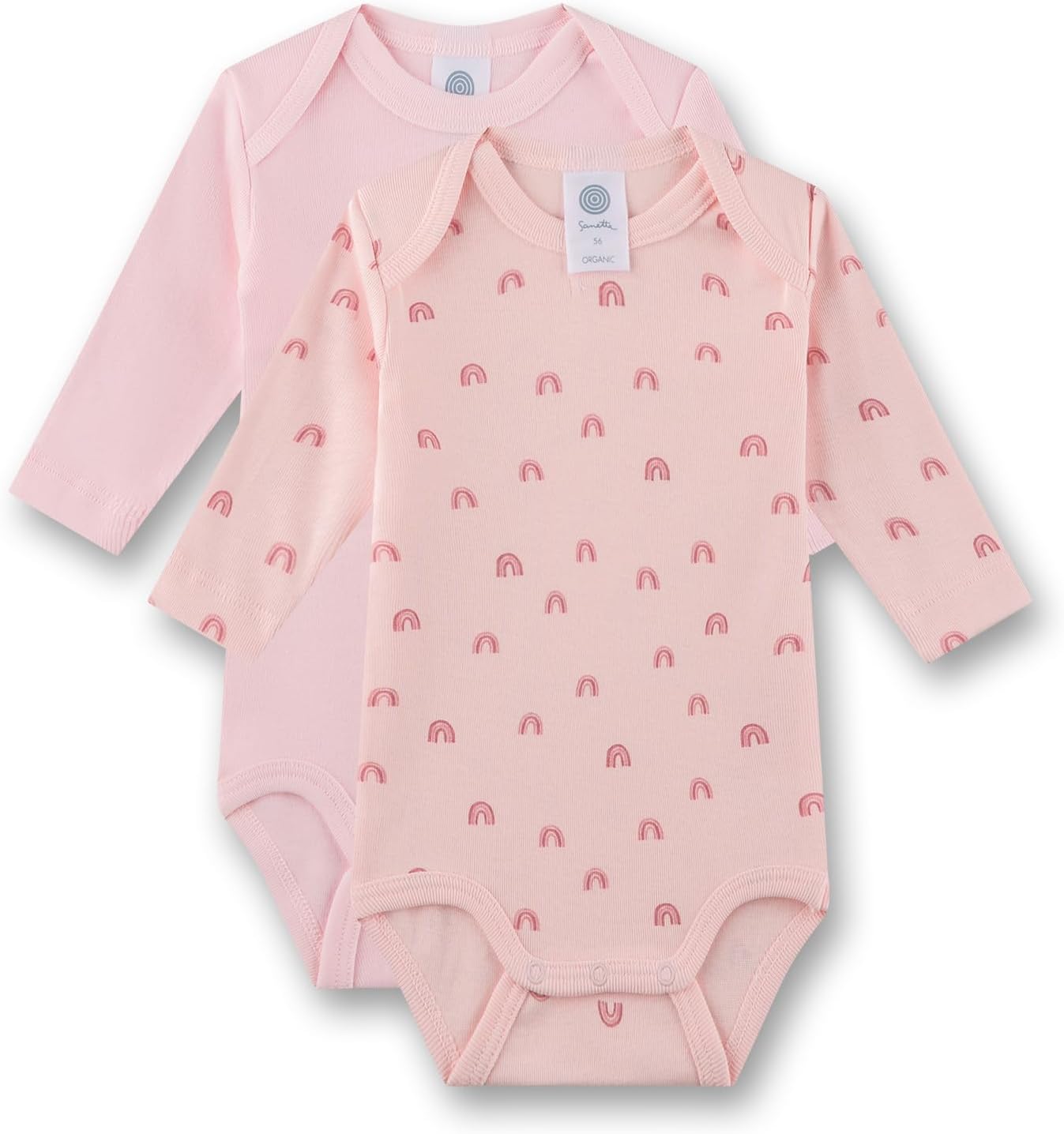 Thumbnail 4 de Sanetta Baby-Body langarm Doppelpack beige Regenbogen – Bio-Baumwolle, GOTS-zertifiziert