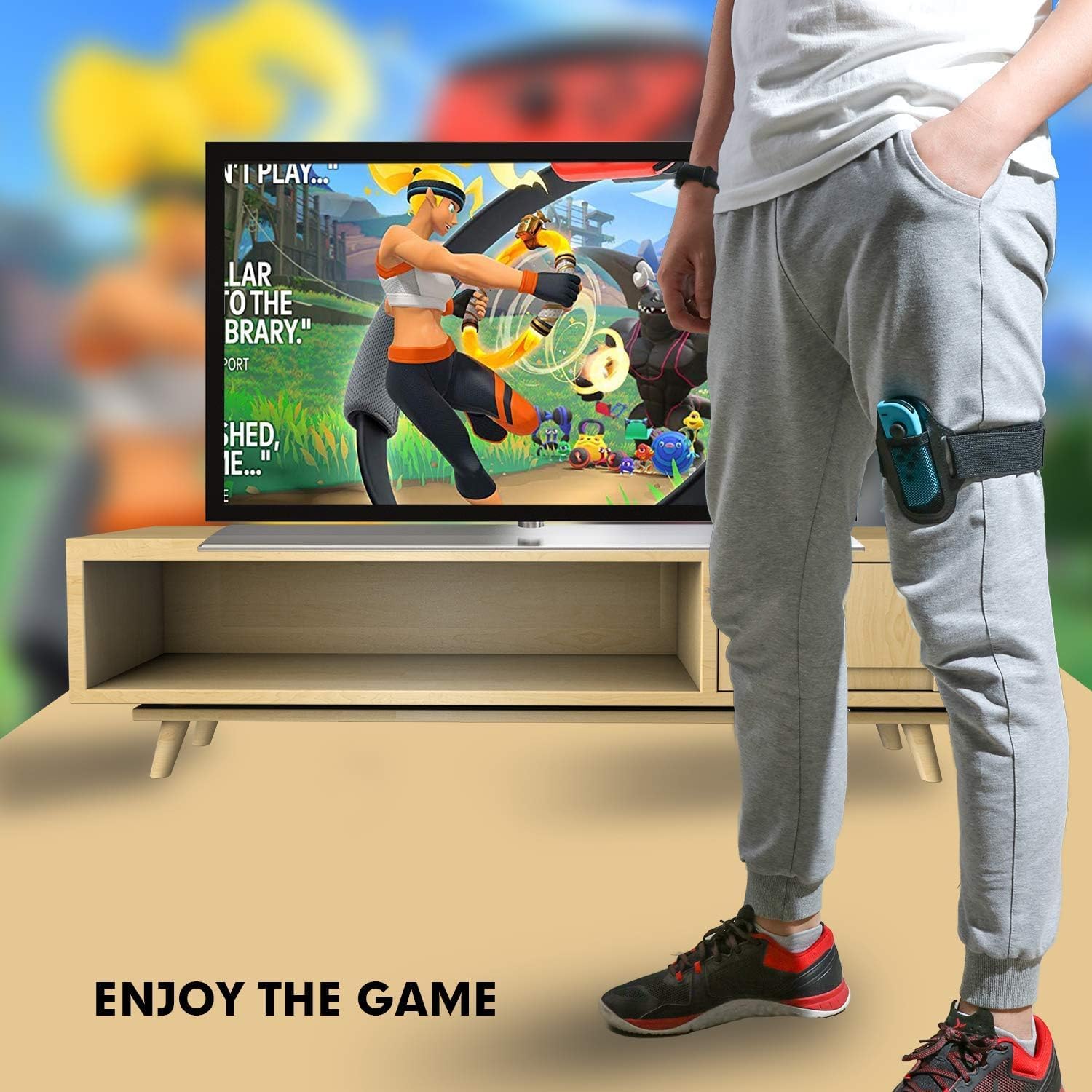 Thumbnail 6 de HEATFUN Joy-Con Leg Strap adjustable for Switch – 2 pack
