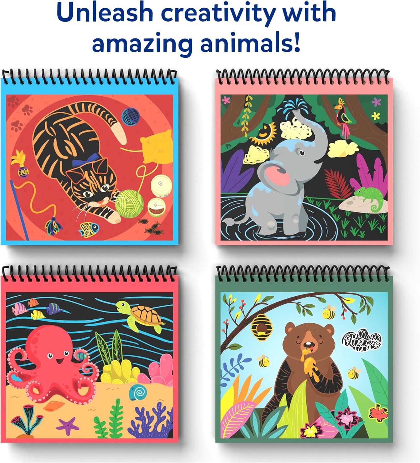 Thumbnail 6 de Skillmatics Scratch Art Book for Kids – Animals