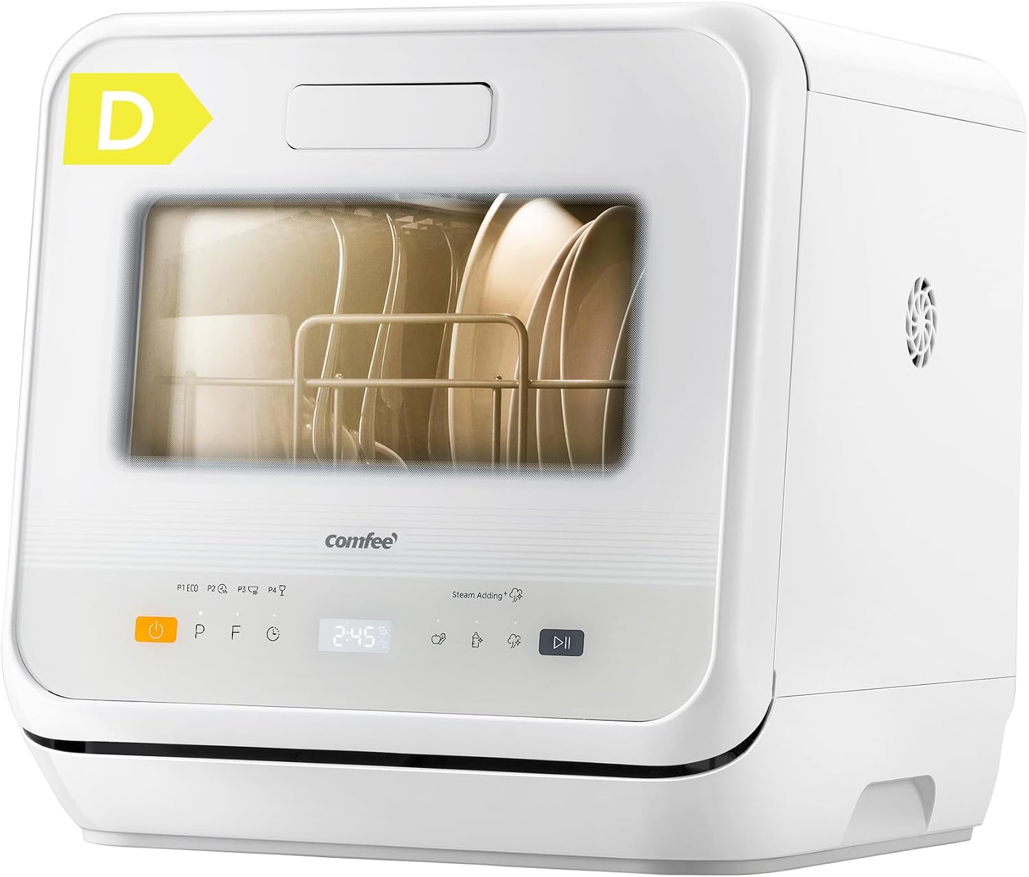 Detalle de COMFEE' Table Top Dishwasher: Compact, no-plumbing countertop solution for singles & couples