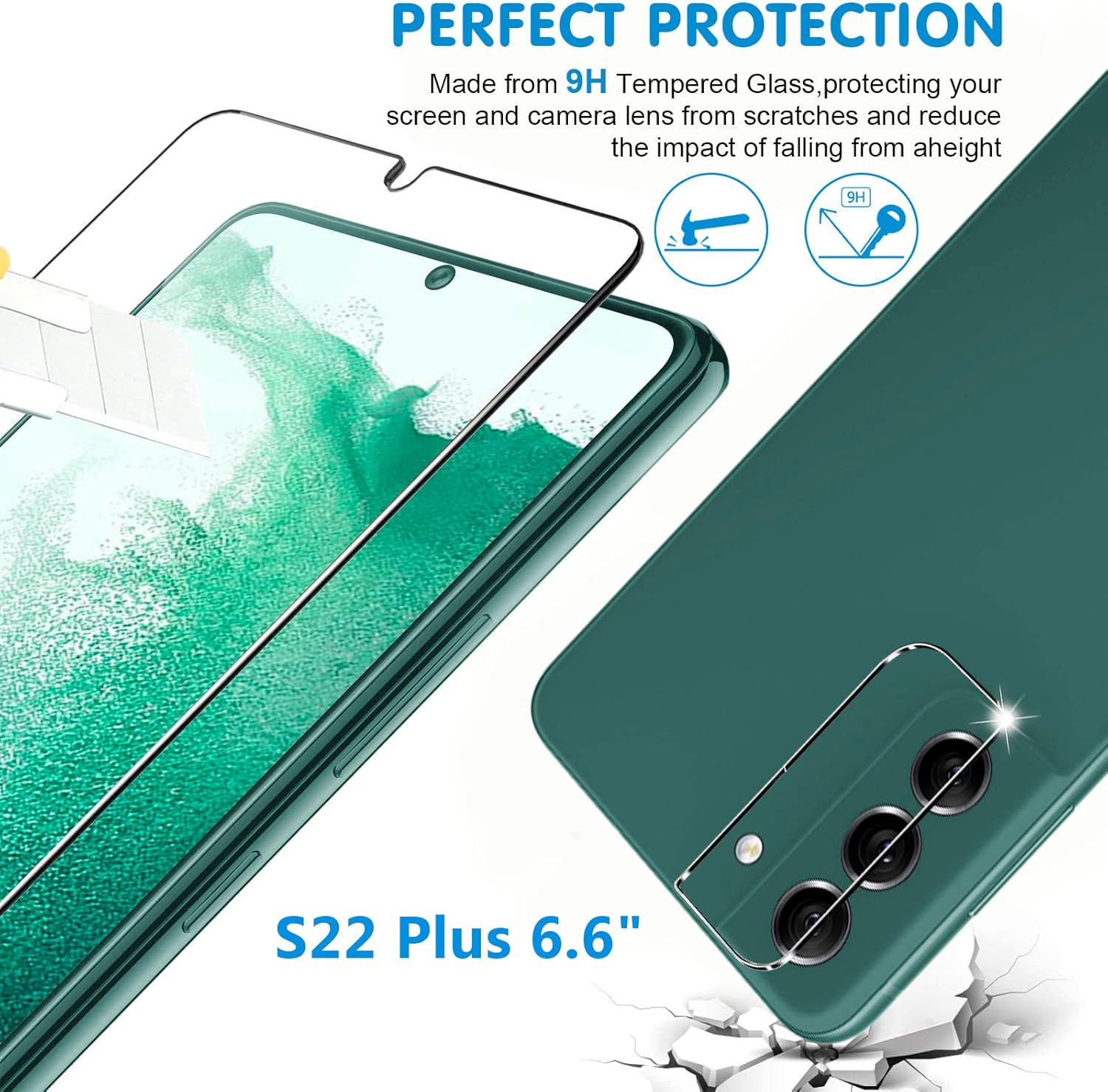 Detalle de Arshek Galaxy S22 Ultra Privacy Screen Protector 2-pack