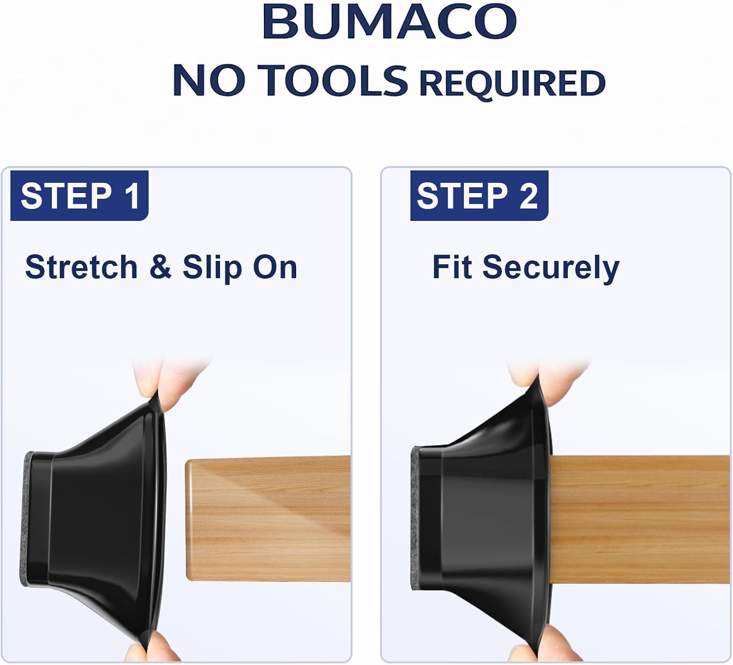 Detalle de BUMACO Chair Leg Floor Protectors, L Size