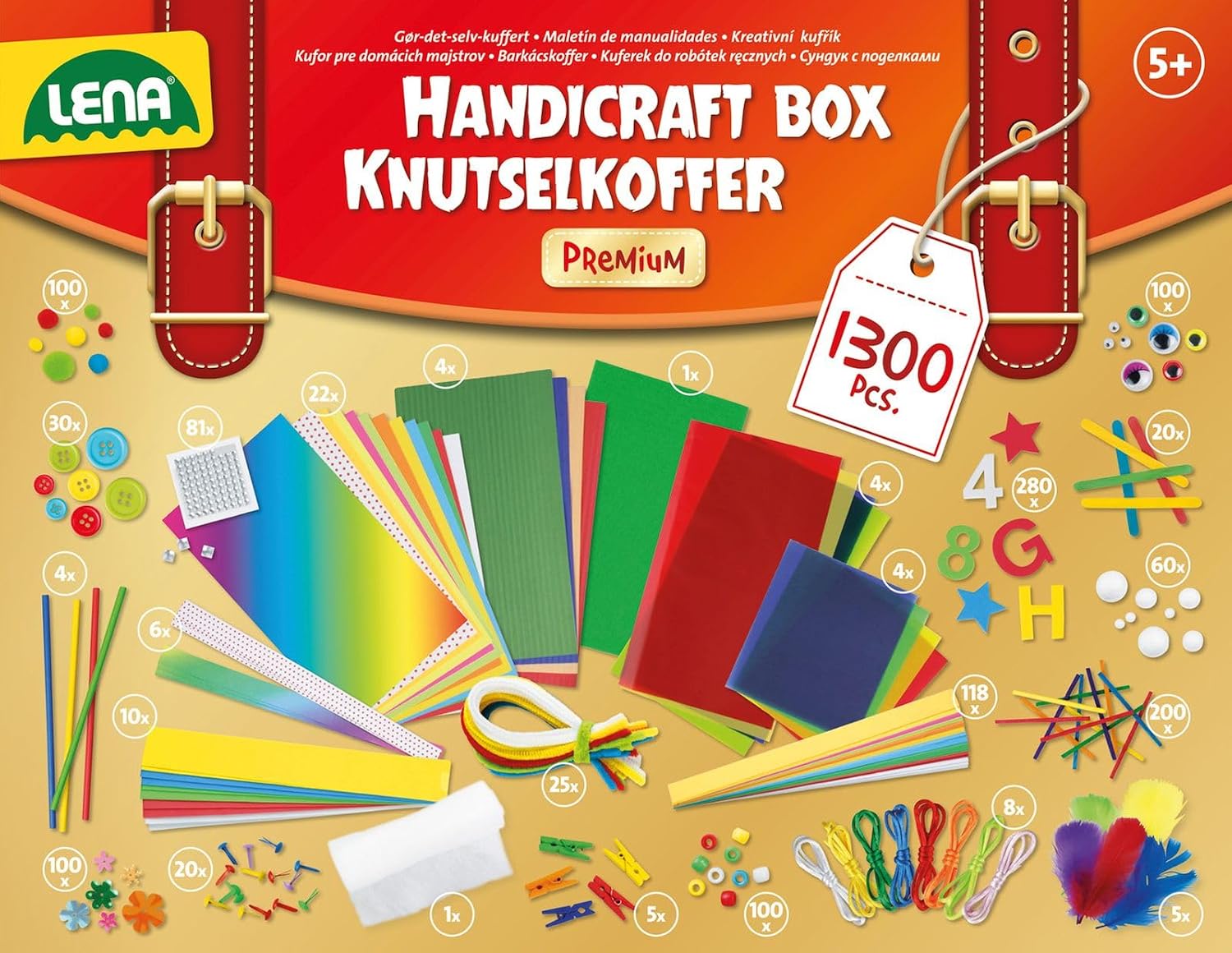 Detalle 2 de Lena 42663 Premium XXL Bastelkoffer
