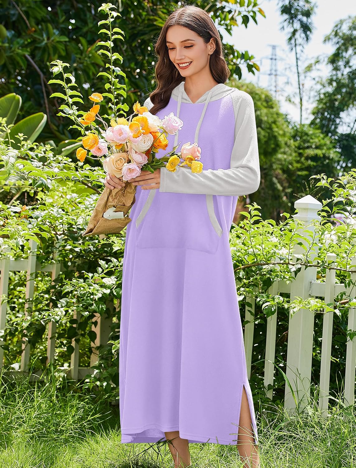 Detalle 1 de Ekouaer fleece nightgown