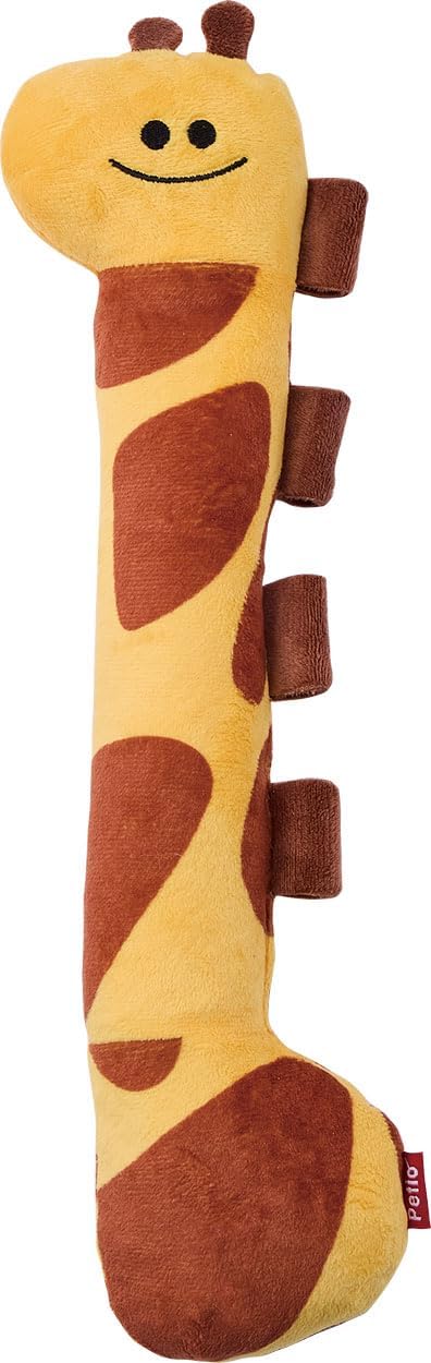 Detalle de ペティオ プイプイタグかMe~ キリン 犬用おもちゃ 笛入り・シャカシャカフィルム・タグ付き