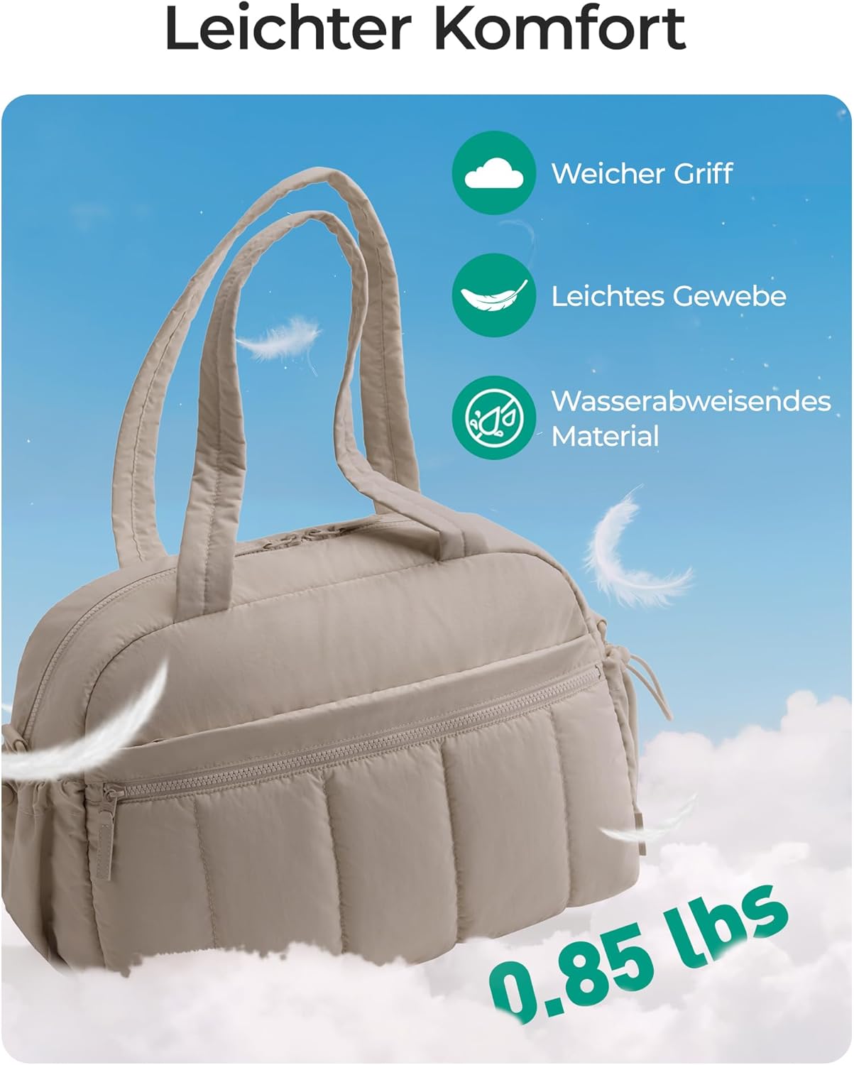 Thumbnail 4 de BAGSMART Puffer Reisetasche 24L