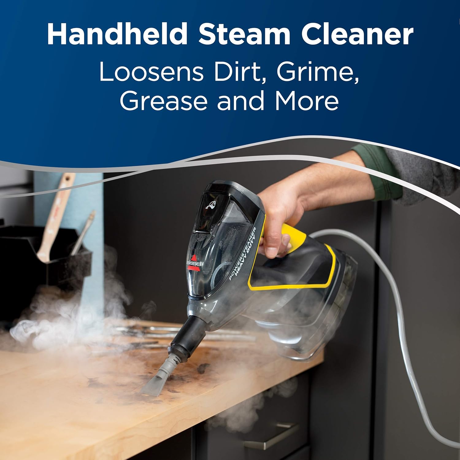 Thumbnail 4 de BISSELL PowerSteamer Heavy Duty 3-in-1 Steam Mop (2865A) with SteamShot for Indoor & Outdoor Cleaning