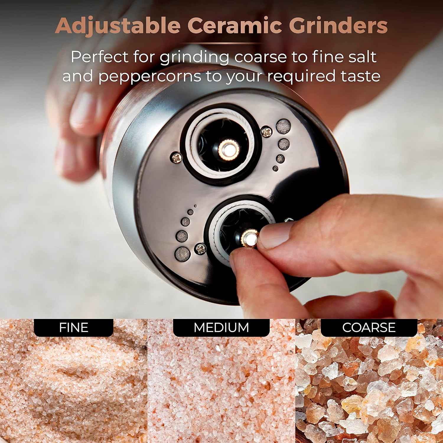 Thumbnail 5 de Tower Electric Salt and Pepper Mills