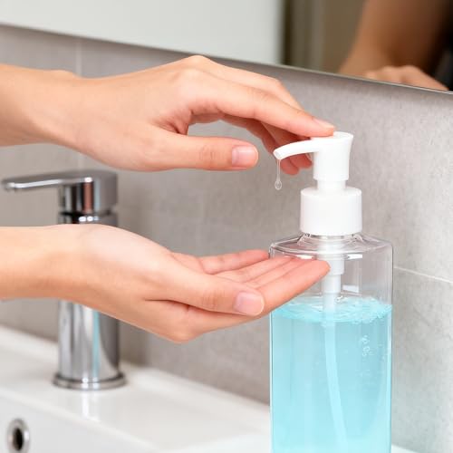 Detalle de Axincardarm 200 ml Pump Dispenser Bottle Set (10 × Clear PET, 200 ml)