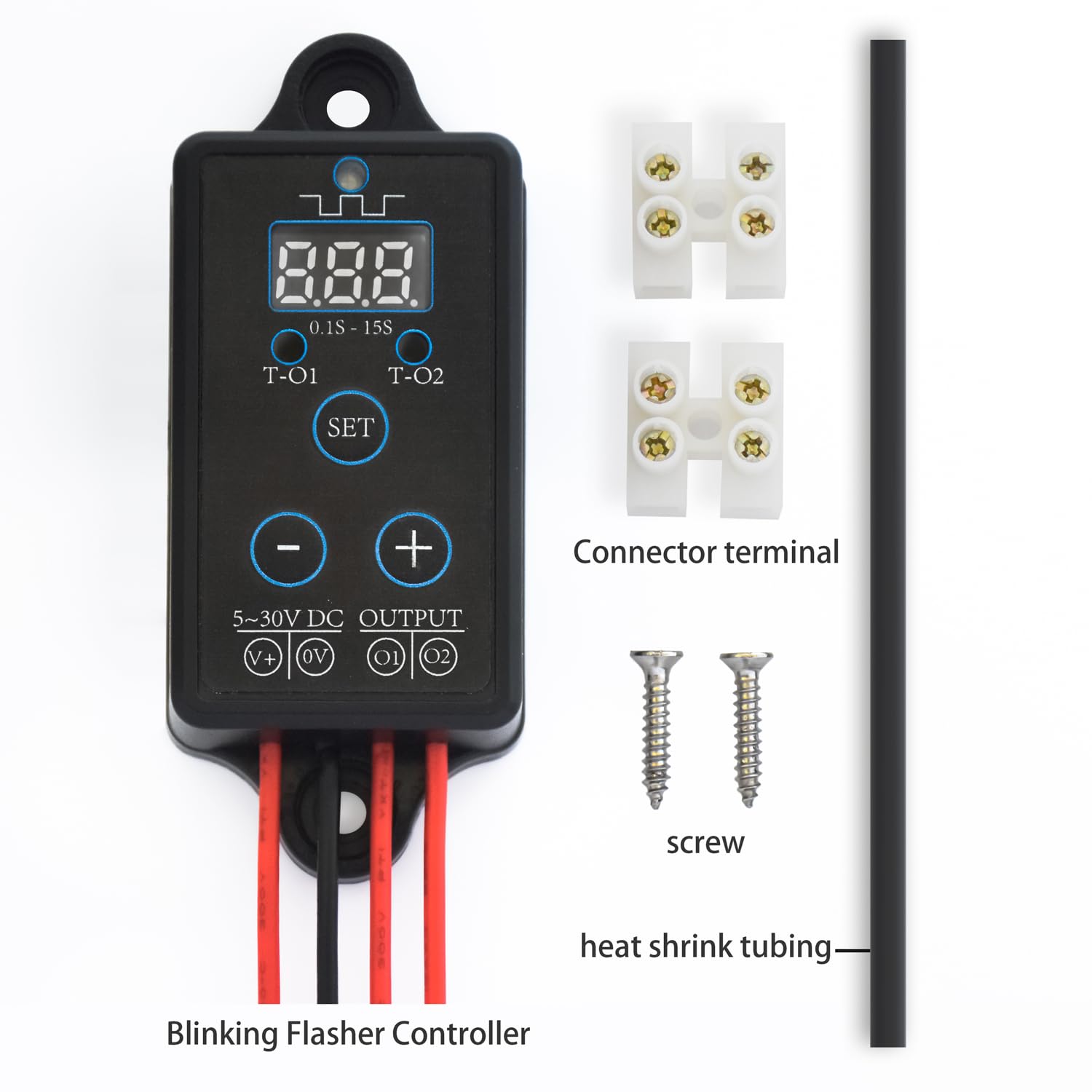 Detalle de DC 5-30V 10A Dual Output Alternating Blinking Flasher Module