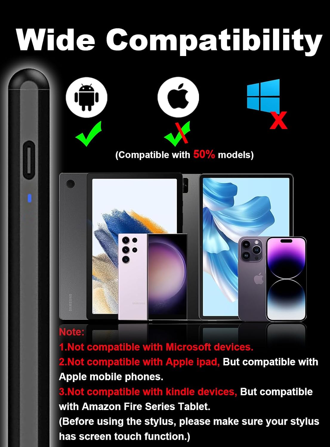 Thumbnail 1 de Dogain Stylus Stift für A11+ A9+ Tablet