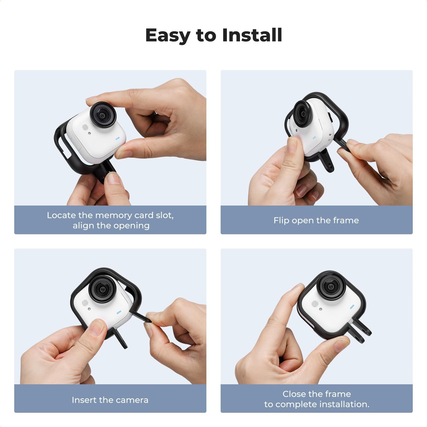 Thumbnail 6 de K&F CONCEPT Action Camera Mount for Insta360 GO Ultra Protective Frame Adapter Cage
