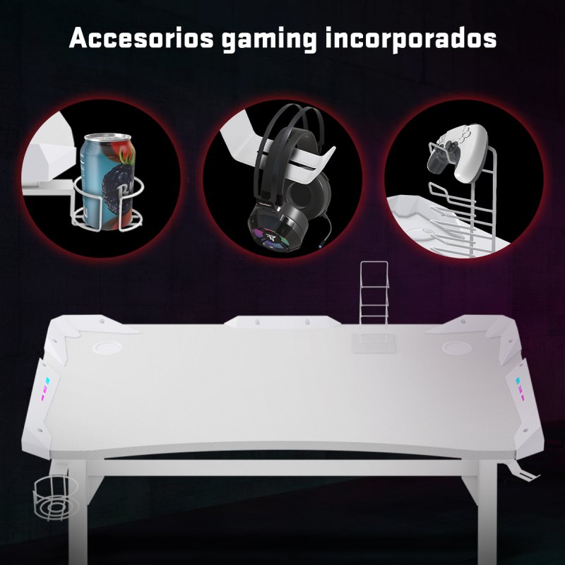 Thumbnail 2 de Tempest Safezone White Mesa Gaming 120x66cm RGB