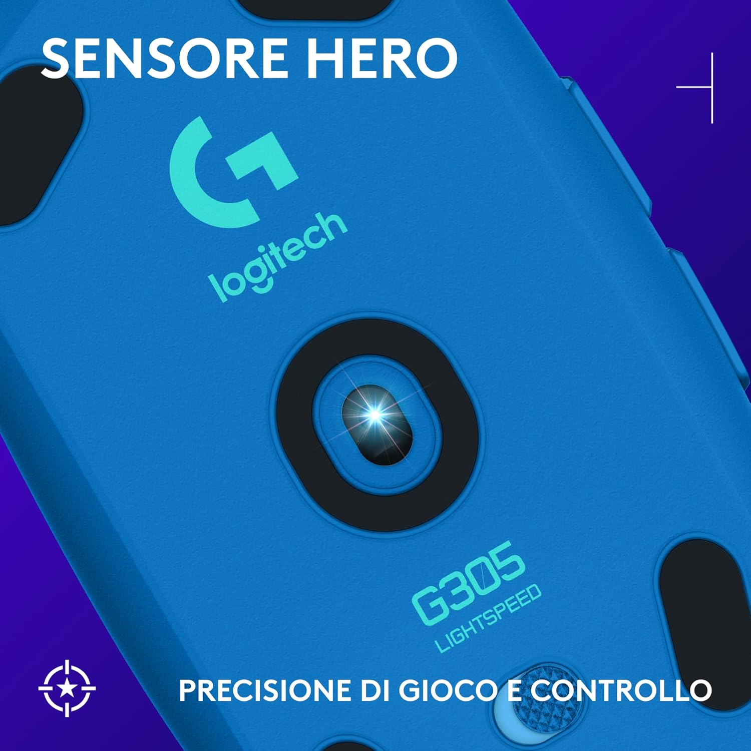 Detalle 2 de Logitech G305 LIGHTSPEED mouse gaming 12.000 DPI