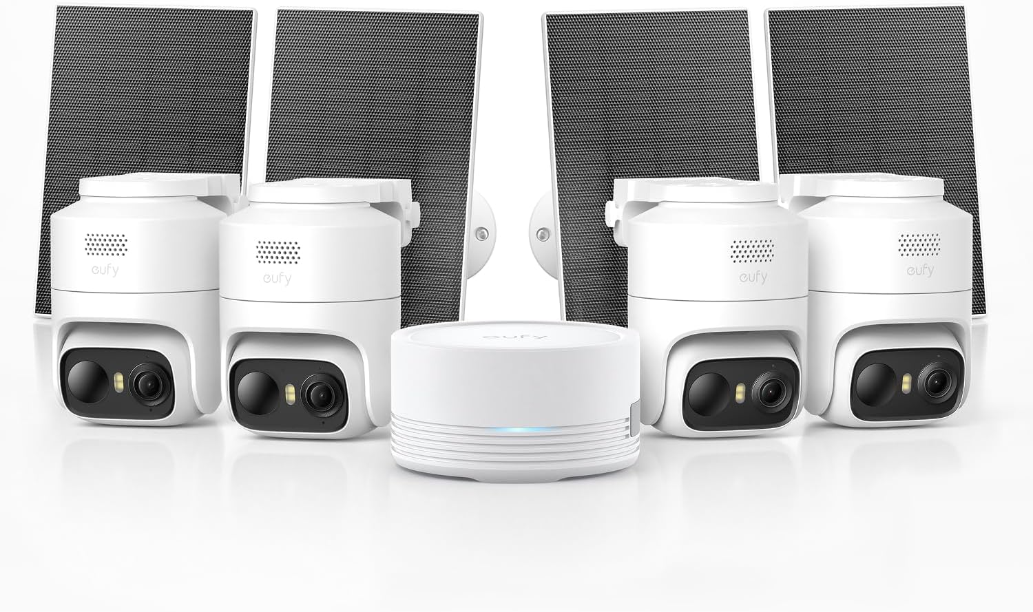 Detalle de eufy SoloCamS340 3K – Caméra de surveillance extérieure sans-fil, solaire et 360°