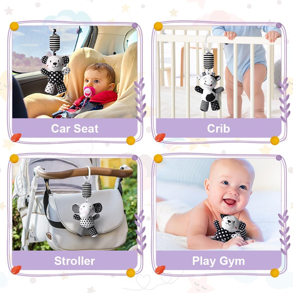 Thumbnail 5 de Aolso Baby pram pushchair hanging rattle set