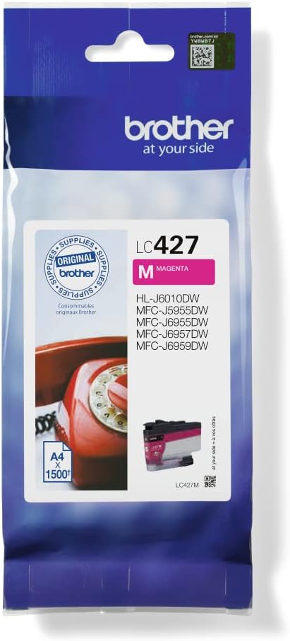 Detalle de Brother LC-427M Tintenpatrone Magenta 1.500 Seiten
