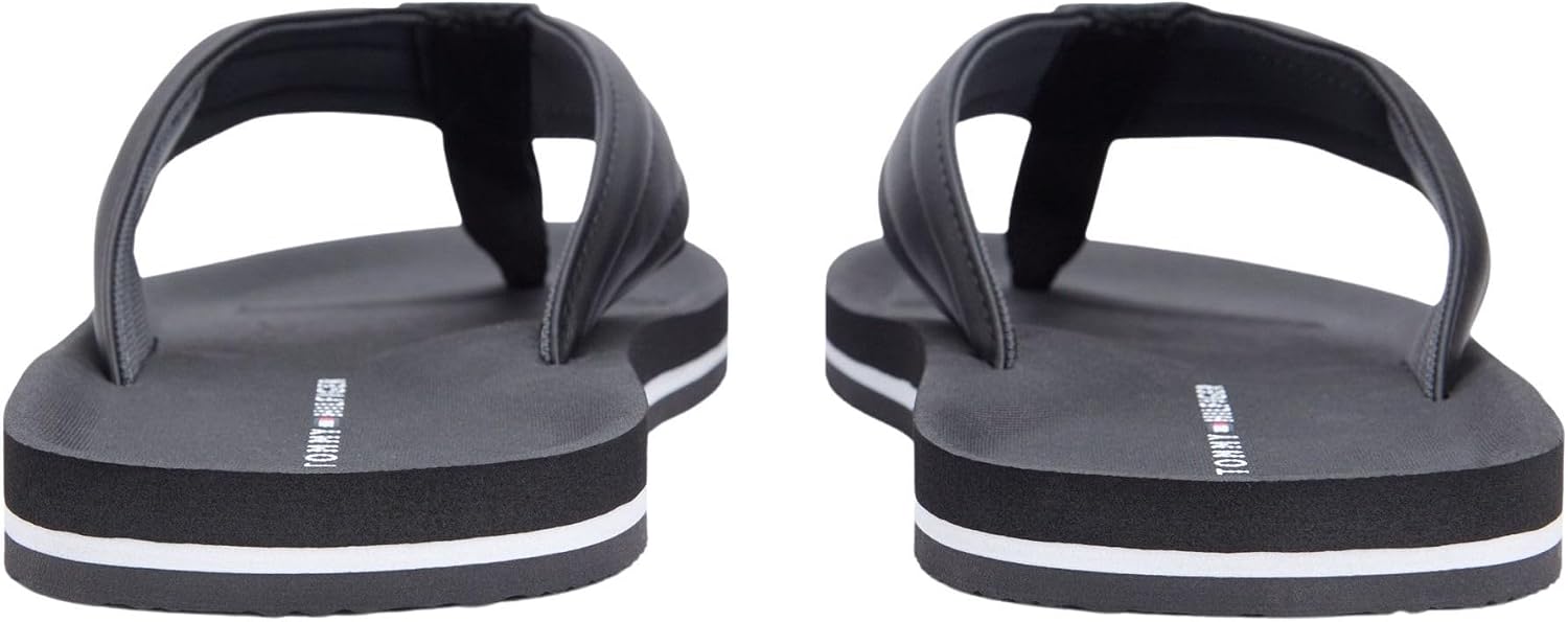 Detalle de Tommy Hilfiger Herren Padded Beach Sandal – komfortabel, sportlich und damit perfekt für Strand & Alltag